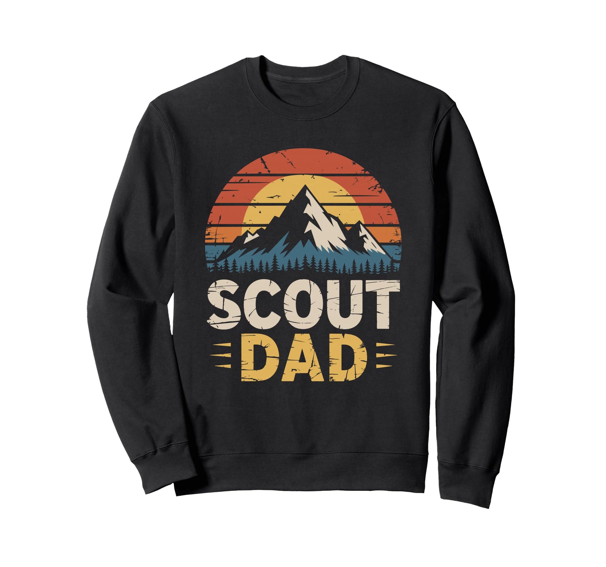 Scout Dad Camping Lover And Sweatshirt - Novelty Apparel for Adults - T-Shirt, Sweatshirt, Hoodie