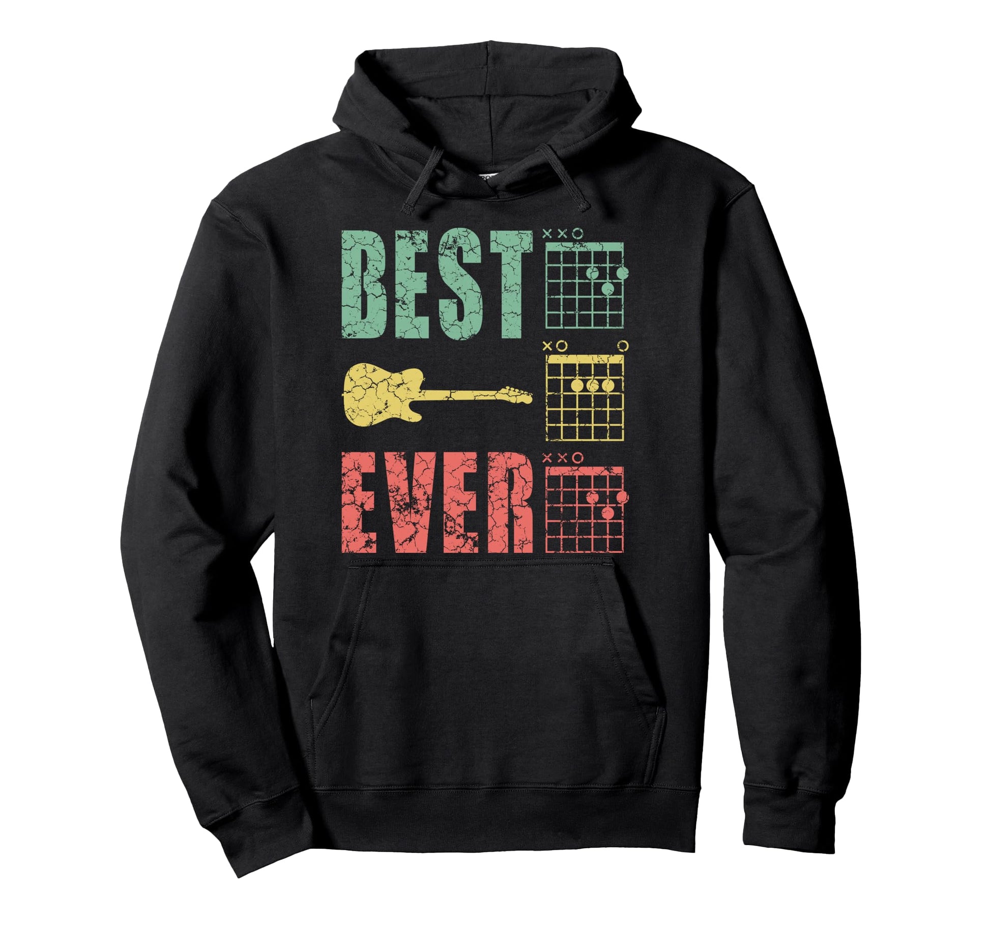 Chord Guitar Best Dad Ever T Shirts Hoodie - Custom Art Print for Adults - T-Shirt, Sweatshirt, Hoodie
