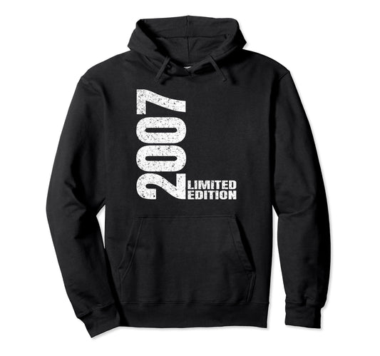 2007 2007 Birthday Hoodie - Trendy Graphic Men Women - T-Shirt, Sweatshirt, Hoodie