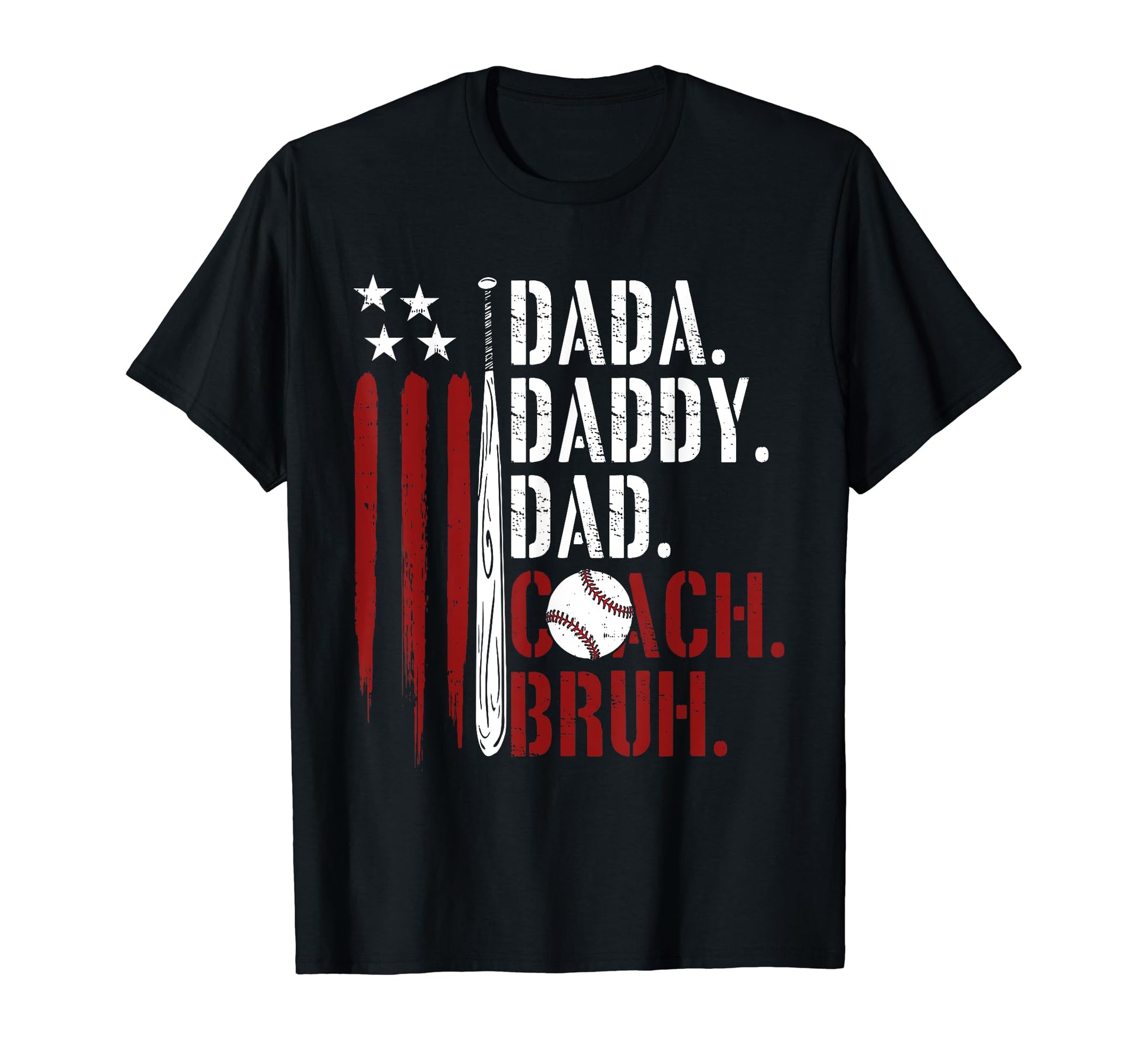 Dada Daddy Dad Bruh American Flag T-Shirt - Trendy Graphic Men Women - T-Shirt, Sweatshirt, Hoodie