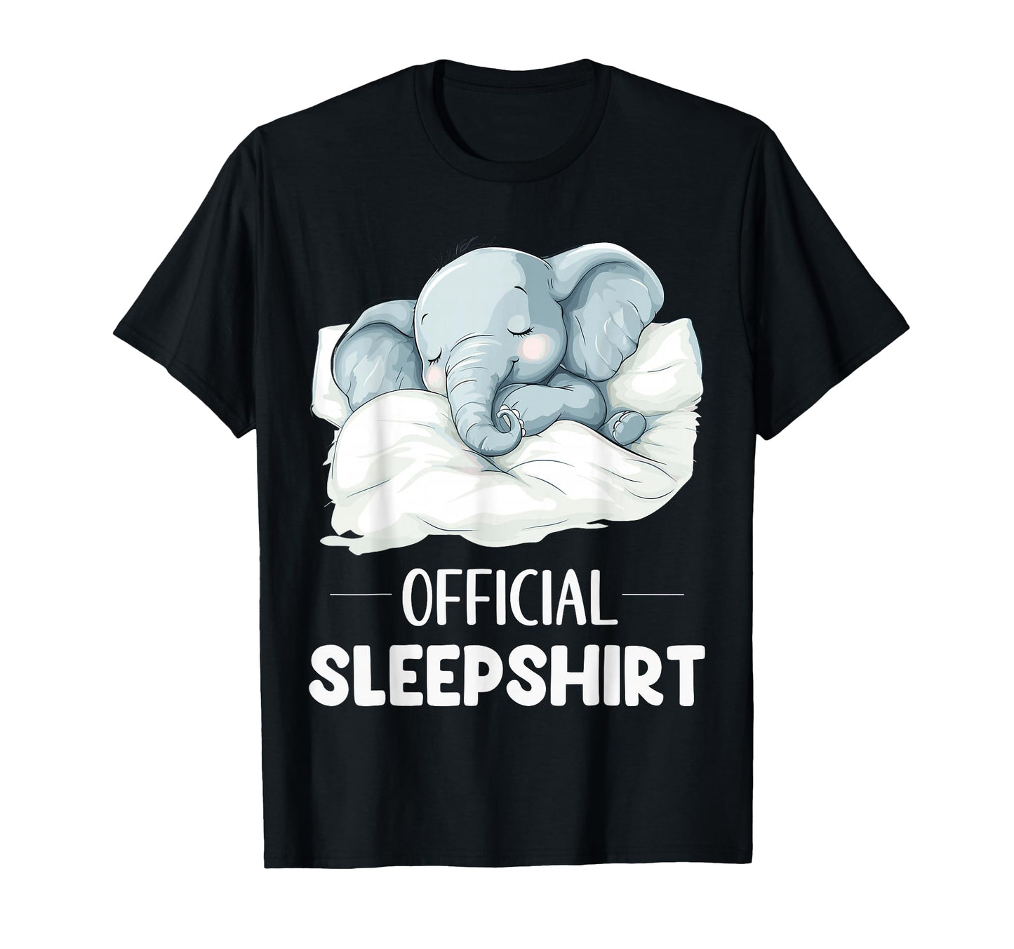 Sleepshirt Sleeping Elephant Animal T-Shirt - Streetwear Style for Adults - T-Shirt, Sweatshirt, Hoodie