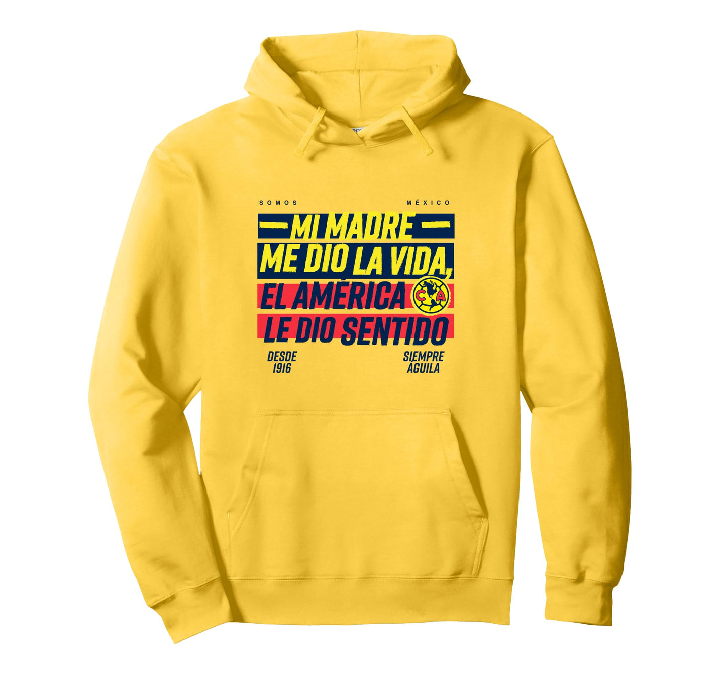 Club America My Mother Gave Me Life Soccer Hoodie - Graphic Print Unisex - T-Shirt, Sweatshirt, Hoodie