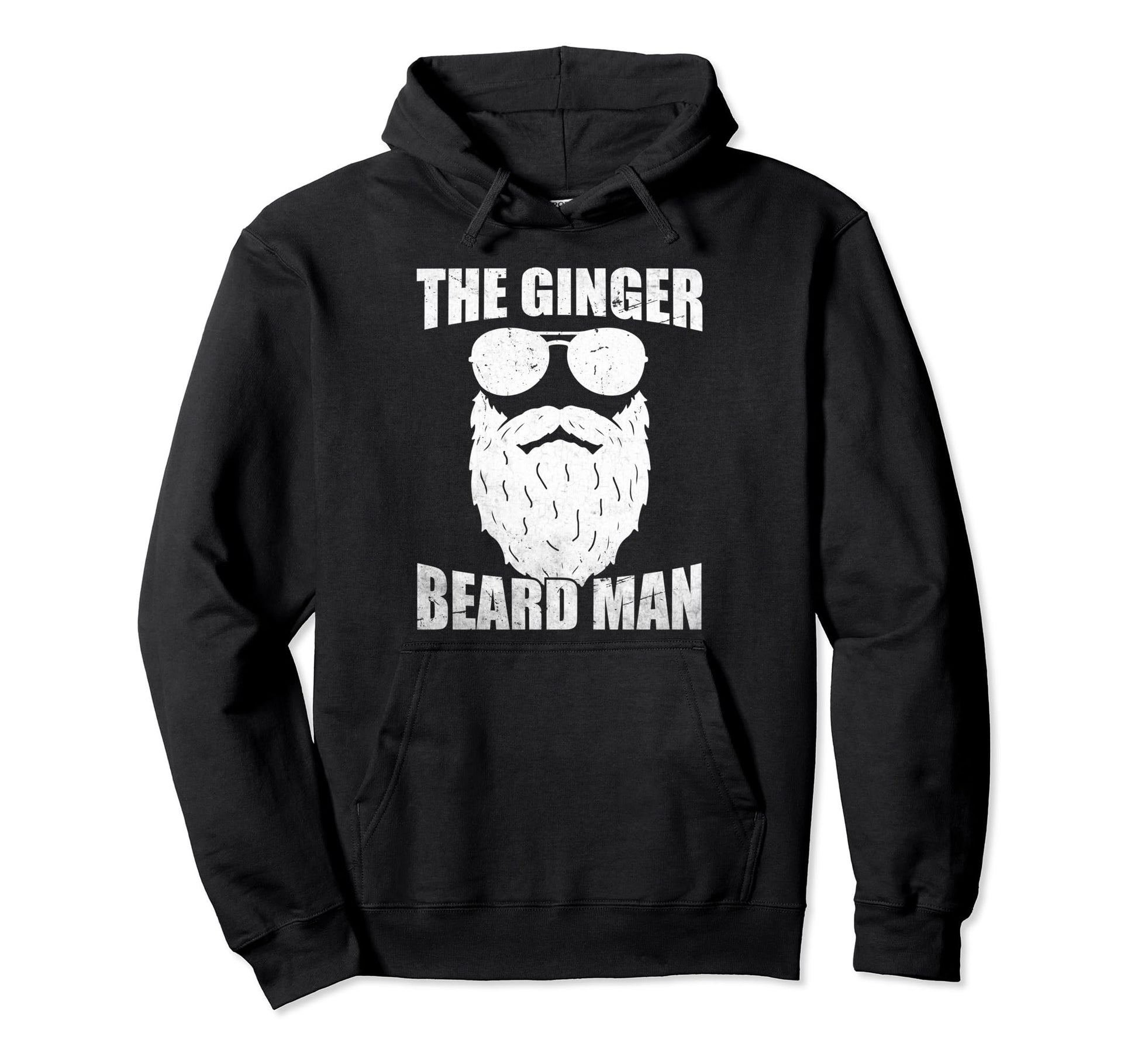Ginger Bearded Funny Bearded Dad Hoodie - Aesthetic Graphic for Adults - T-Shirt, Sweatshirt, Hoodie
