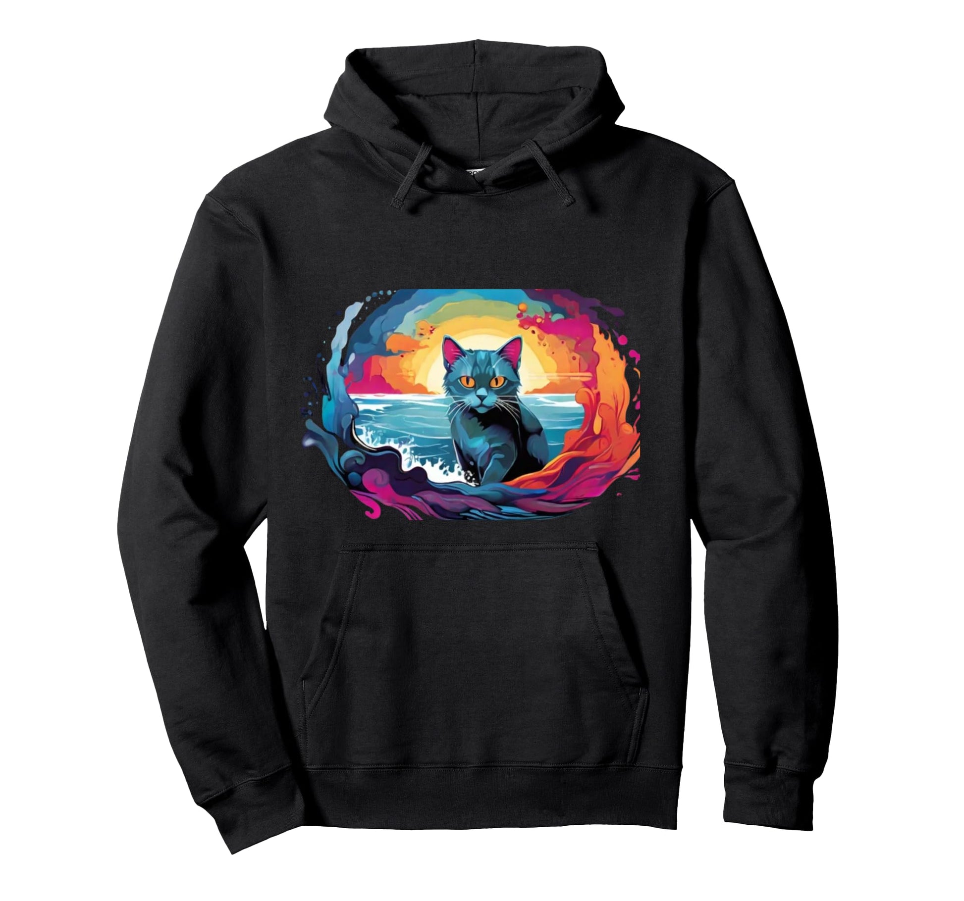 Cat Cat Motifs Cat Cat Owner Cat Dad Hoodie - Fun Novelty Design Men Women - T-Shirt, Sweatshirt, Hoodie
