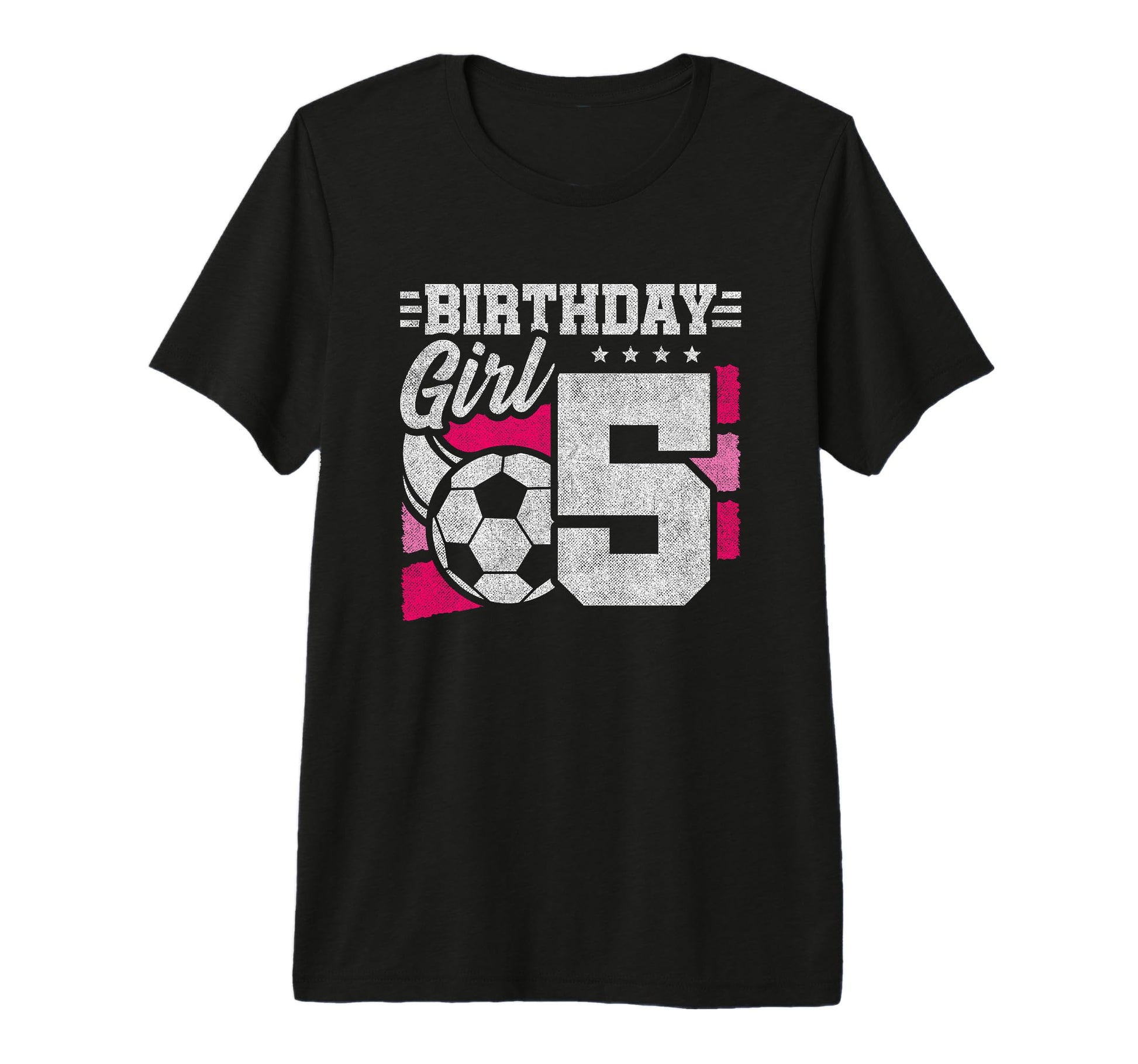 5 Year Old Soccer Birthday 5Th Birthday T-Shirt - Graphic Print Unisex - T-Shirt, Sweatshirt, Hoodie