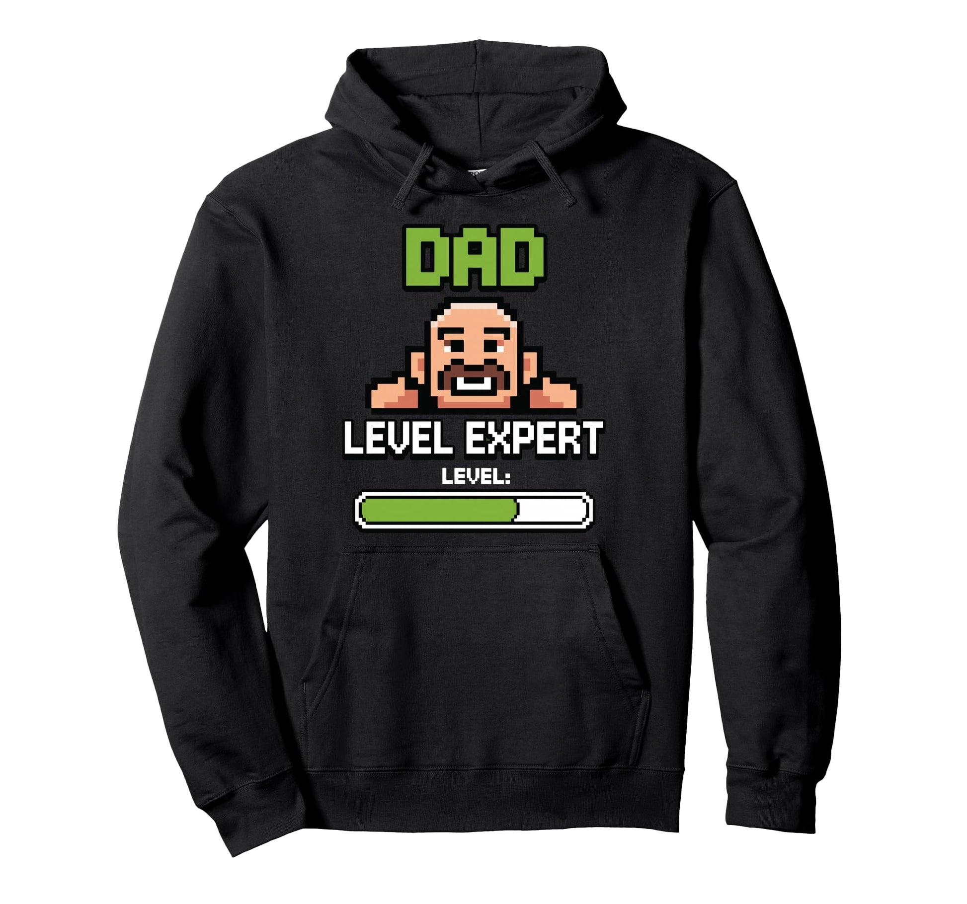Video Game Father Gamer Dad Level Expert Hoodie - Custom Art Print Unisex - T-Shirt, Sweatshirt, Hoodie