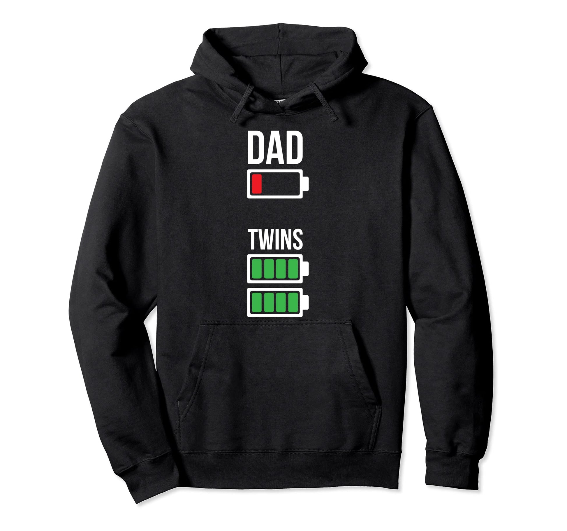 Dad Twins Funny Parenting Sarcastic Hoodie - Streetwear Style Men Women - T-Shirt, Sweatshirt, Hoodie