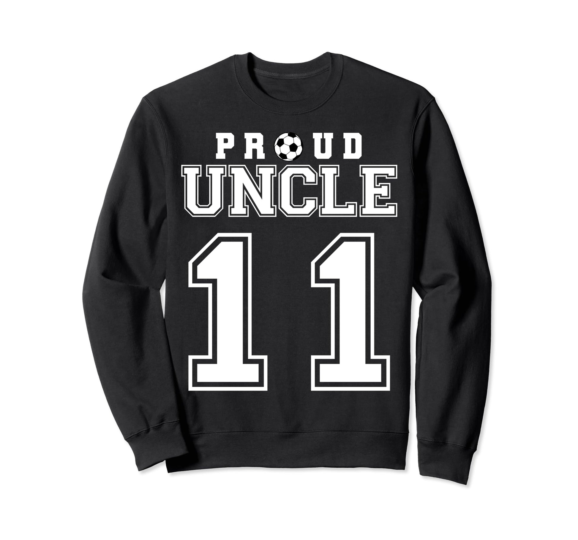 Number 11 Custom Proud Soccer Futbol Sweatshirt - Graphic Print for Adults - T-Shirt, Sweatshirt, Hoodie