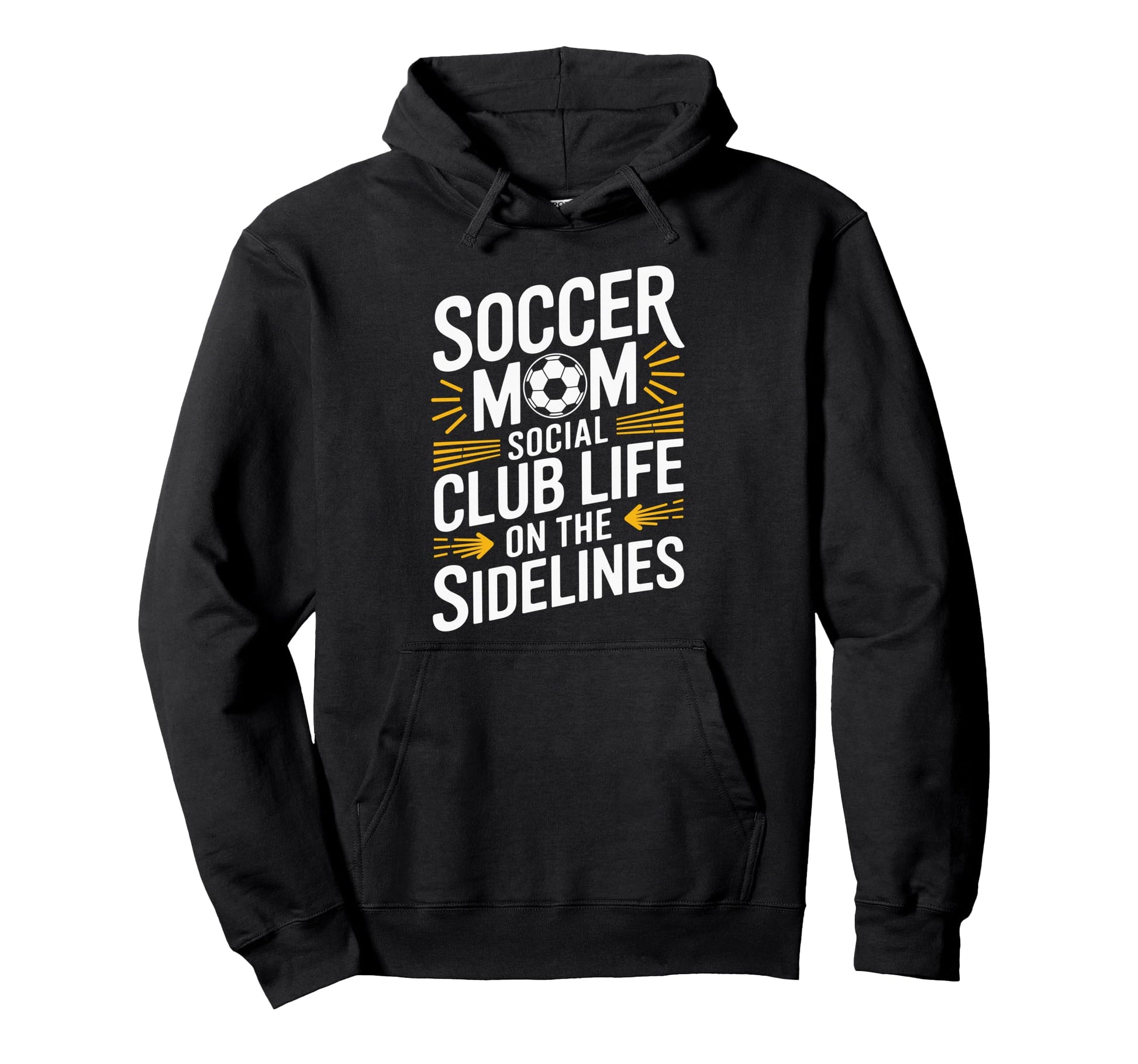 Soccer Mom Social Club Life Goalkeeper Hoodie - Trendy Graphic Men Women - T-Shirt, Sweatshirt, Hoodie