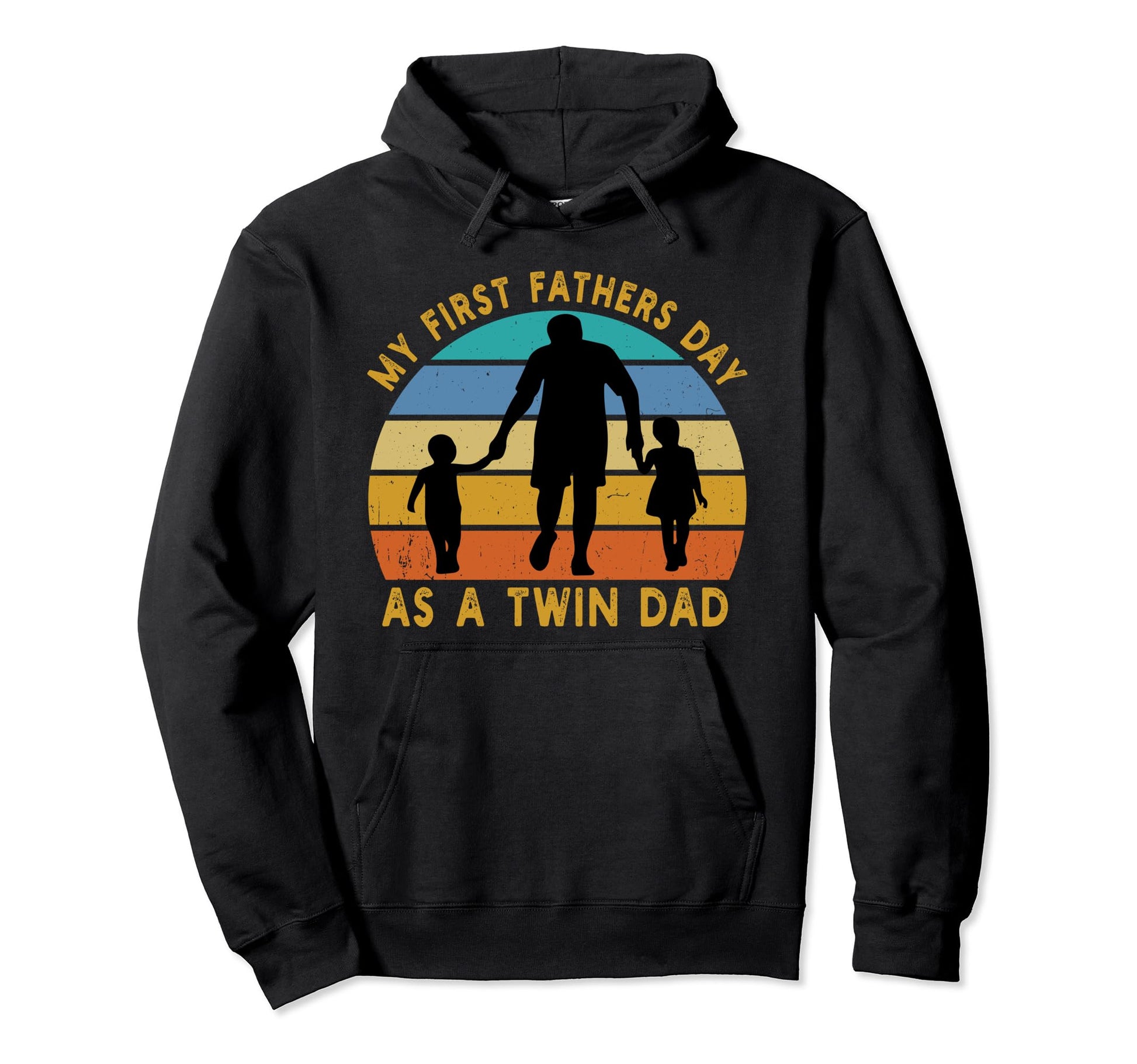 My First Fathers Day As Twin Dad Funny Hoodie - Streetwear Style Men Women - T-Shirt, Sweatshirt, Hoodie