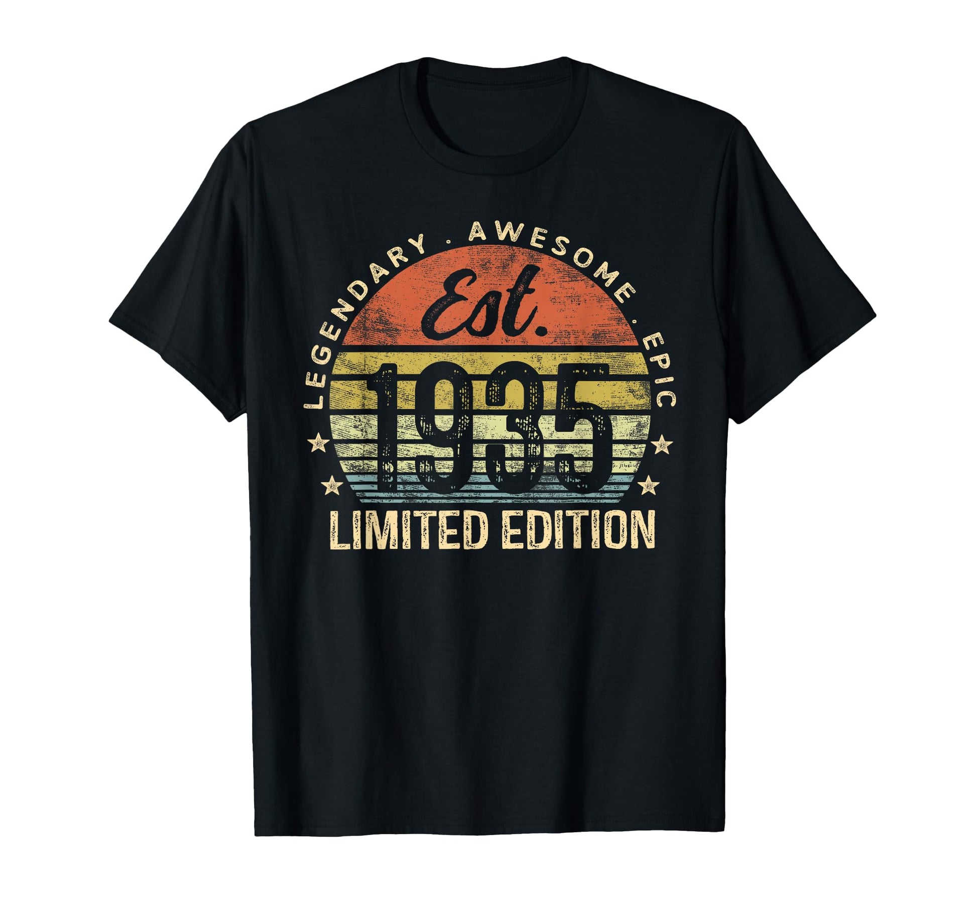 Est 1935 91St Birthday 91 Year Old T-Shirt - Graphic Print Unisex - T-Shirt, Sweatshirt, Hoodie