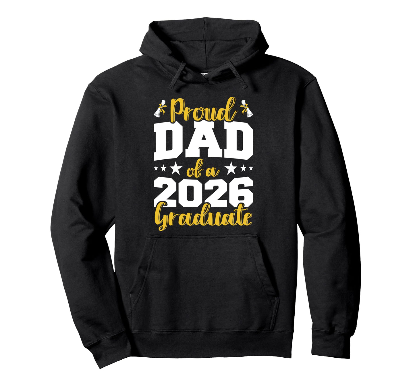 Proud Dad 2026 Graduate Senior Graduation Hoodie - Custom Art Print Unisex - T-Shirt, Sweatshirt, Hoodie