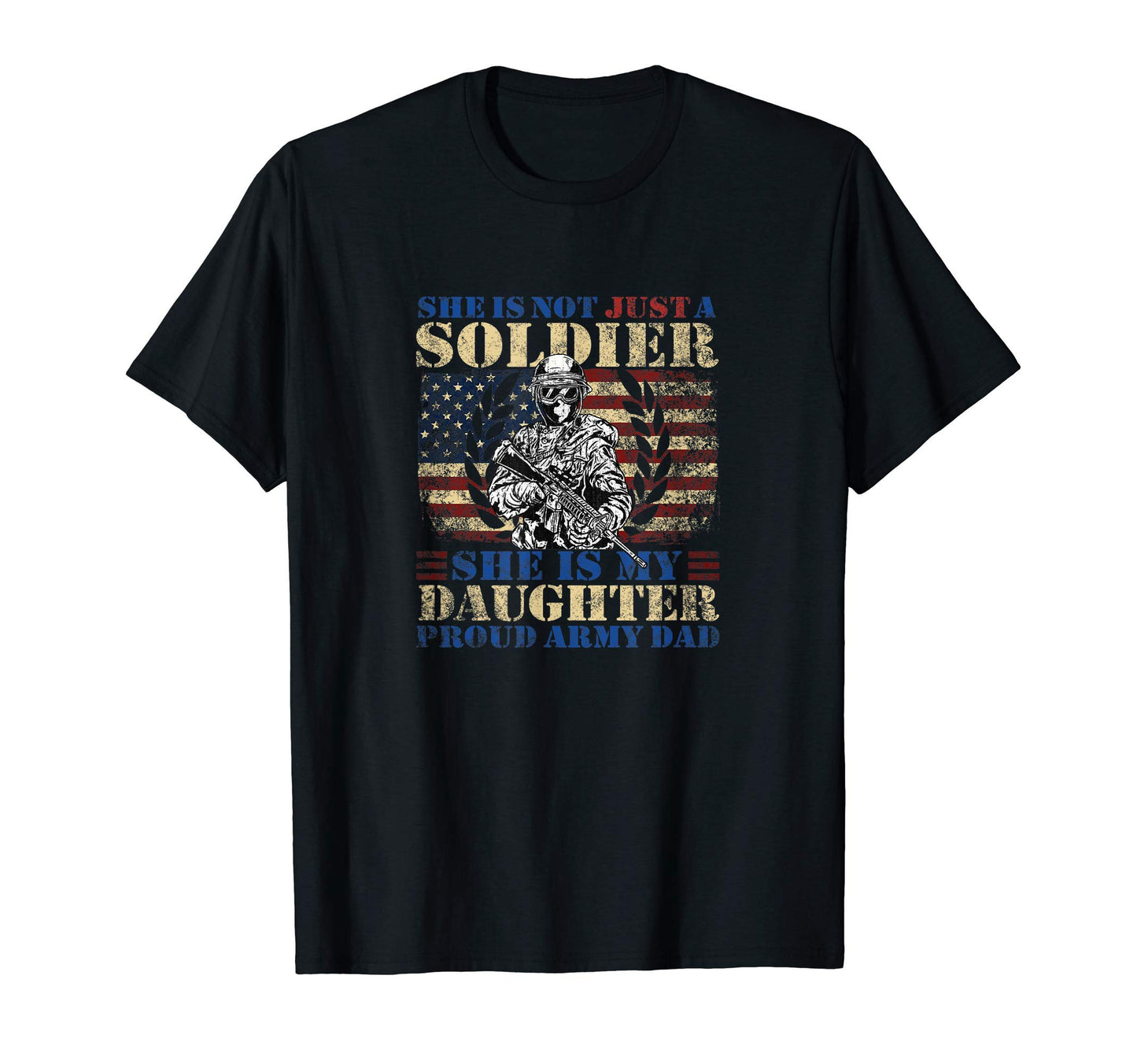 She Is Not Just Soldier She Is T-Shirt - Casual Everyday Wear for Adults - T-Shirt, Sweatshirt, Hoodie