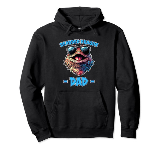 Bearded Dragon Dad Bearded Dragon Hoodie - Minimalist Print Unisex - T-Shirt, Sweatshirt, Hoodie