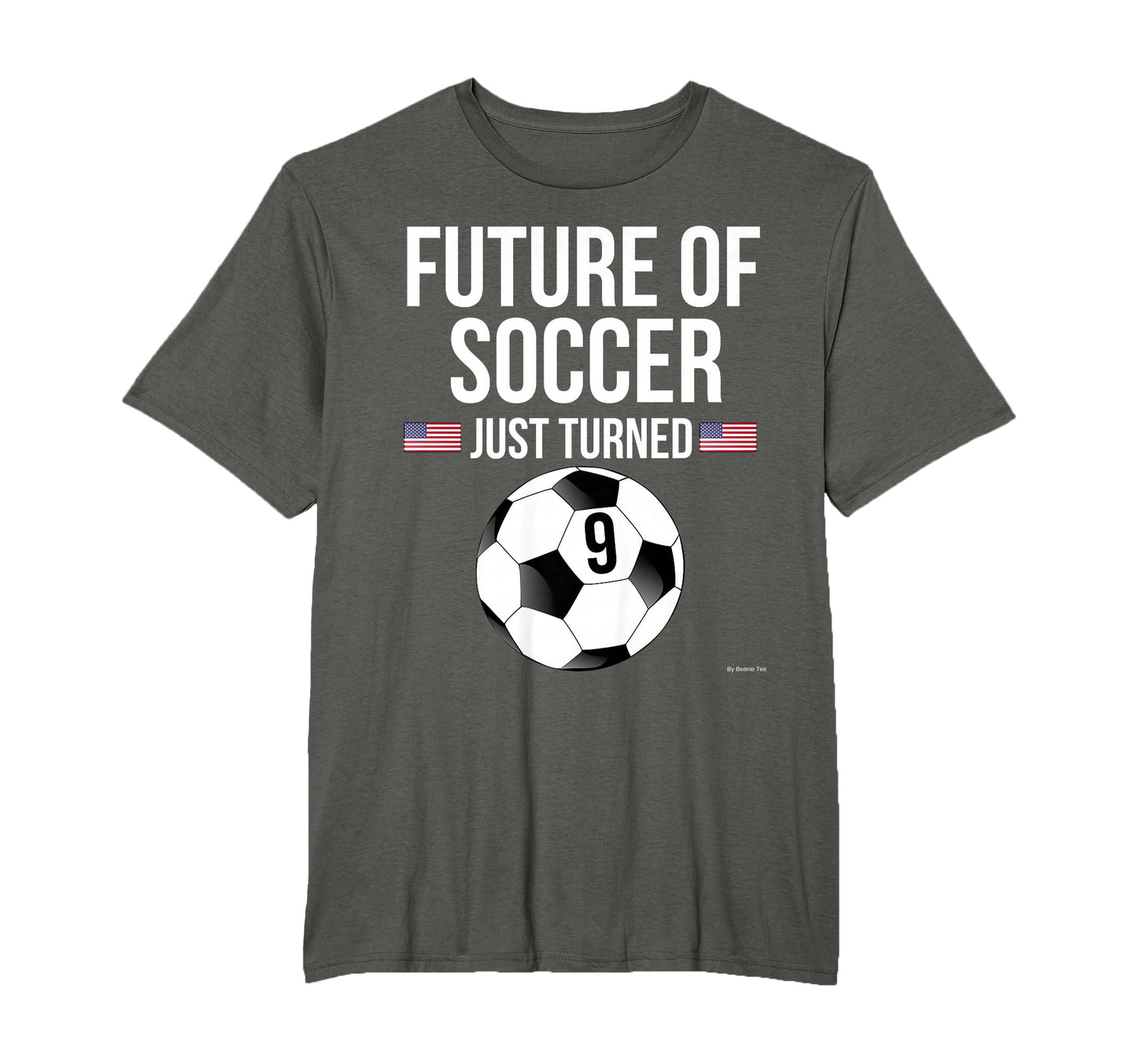 9Th Birthday Soccer 9 Year Old T-Shirt - Minimalist Print Men Women - T-Shirt, Sweatshirt, Hoodie