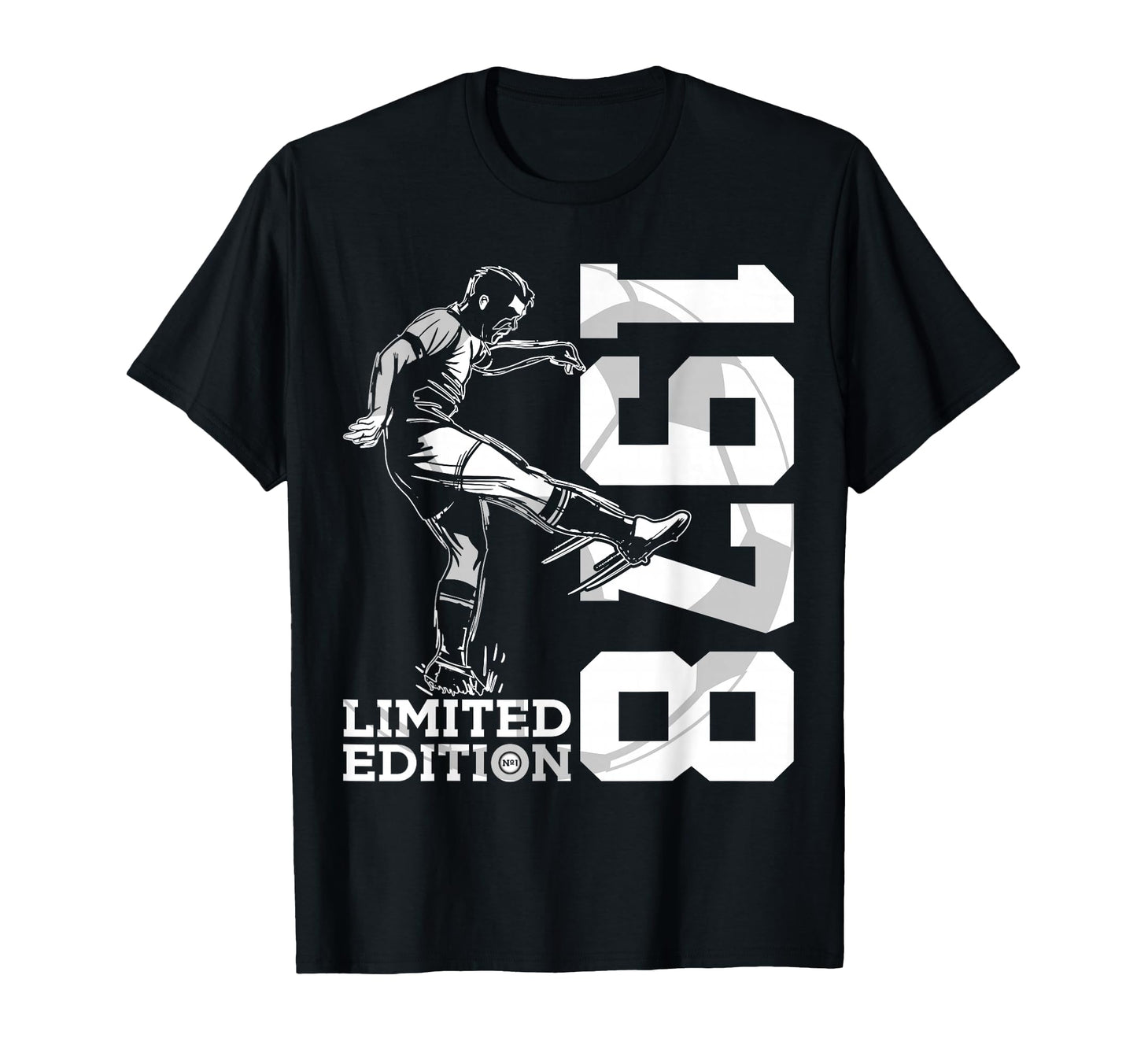 1978 48 Years Soccer 48Th Birthday T-Shirt - Aesthetic Graphic for Adults - T-Shirt, Sweatshirt, Hoodie