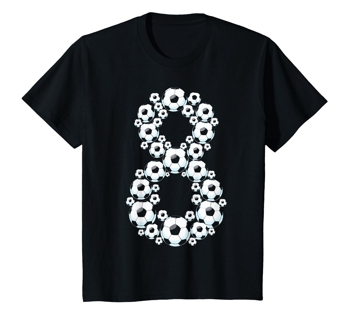 8 Year Old Soccer Birthday Funny 8Th T-Shirt - Streetwear Style Men Women - T-Shirt, Sweatshirt, Hoodie
