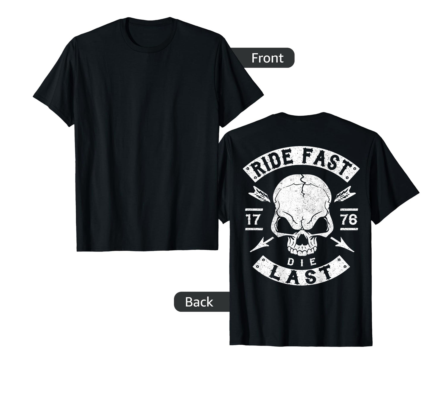 Funny Biker Funny Motorcycle Printed T-Shirt - Minimalist Print for Adults - T-Shirt, Sweatshirt, Hoodie