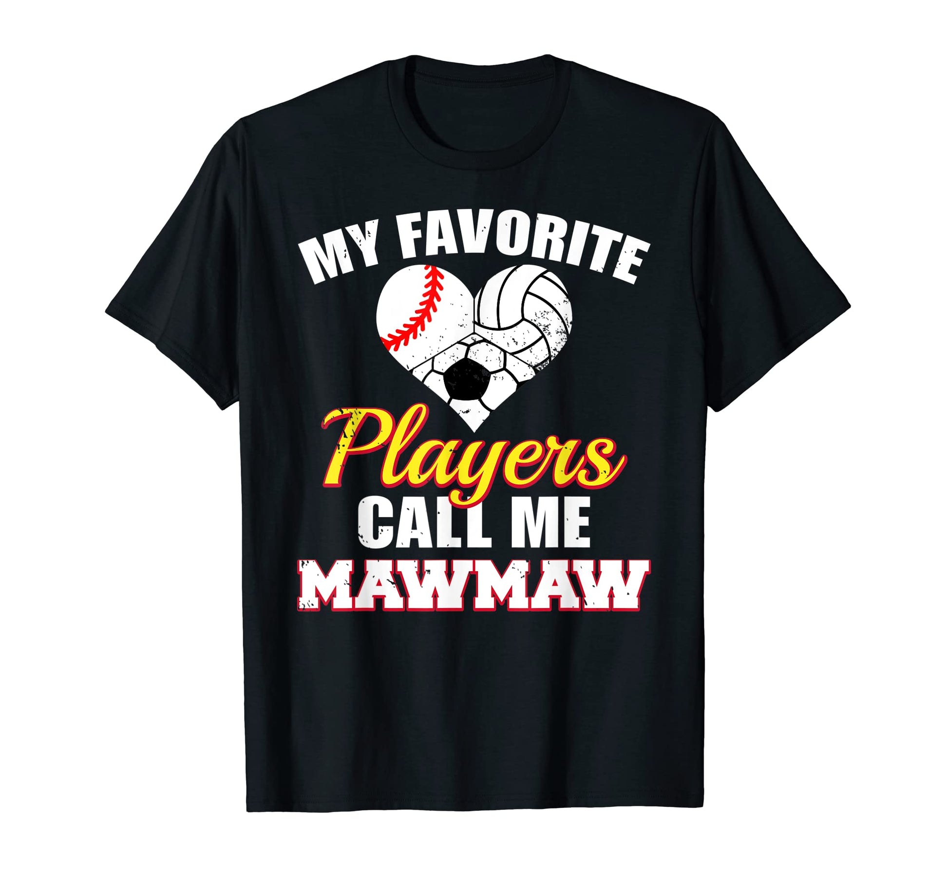 My Favorite Players Baseball Volleyball T-Shirt - Graphic Print Unisex - T-Shirt, Sweatshirt, Hoodie