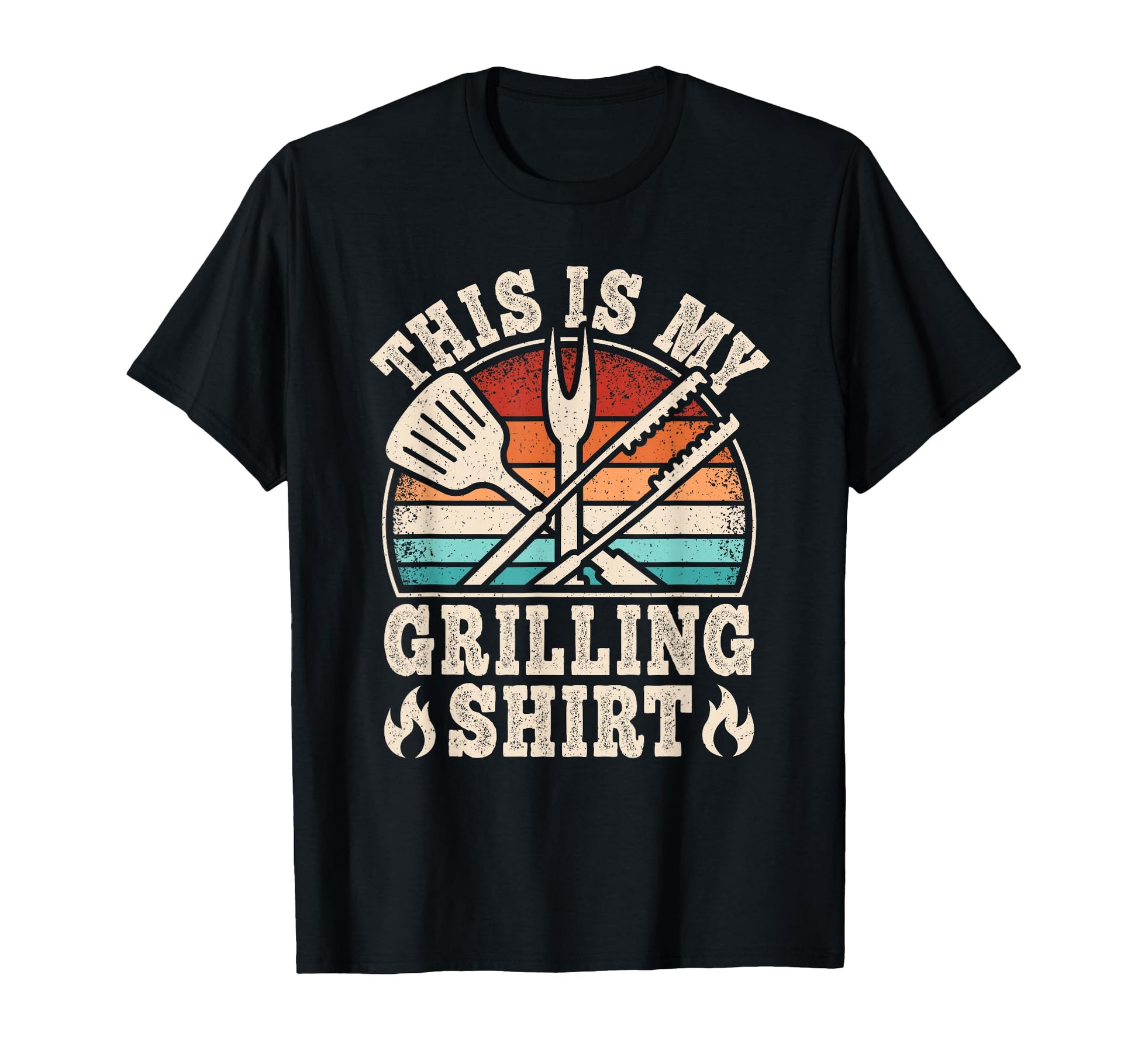 Funny Bbq Grill Barbecue This Is My T-Shirt - Aesthetic Graphic for Adults - T-Shirt, Sweatshirt, Hoodie