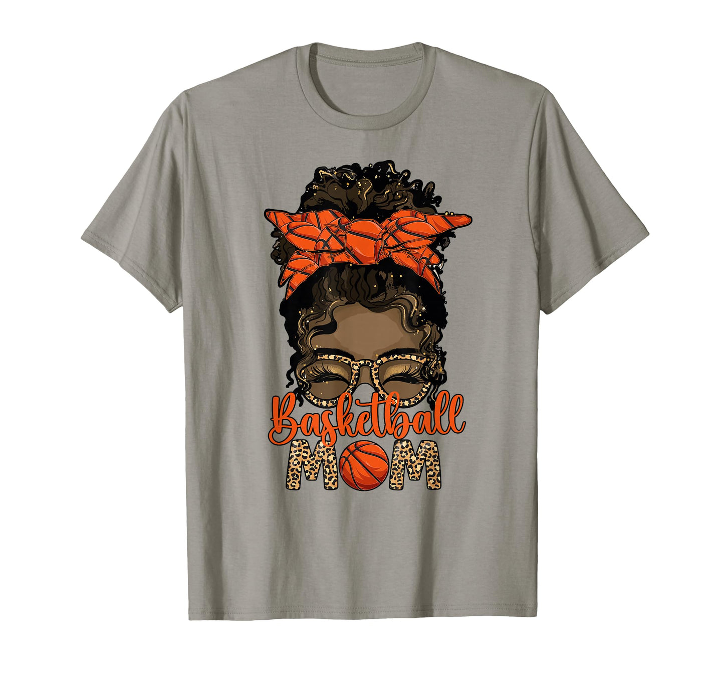 Black Basketball Mom Melanin Mother T-Shirt - Graphic Print Men Women - T-Shirt, Sweatshirt, Hoodie