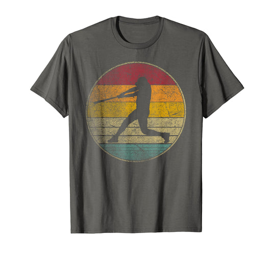 Baseball Bat Ball Distressed 70S 80S T-Shirt - Novelty Apparel Men Women - T-Shirt, Sweatshirt, Hoodie