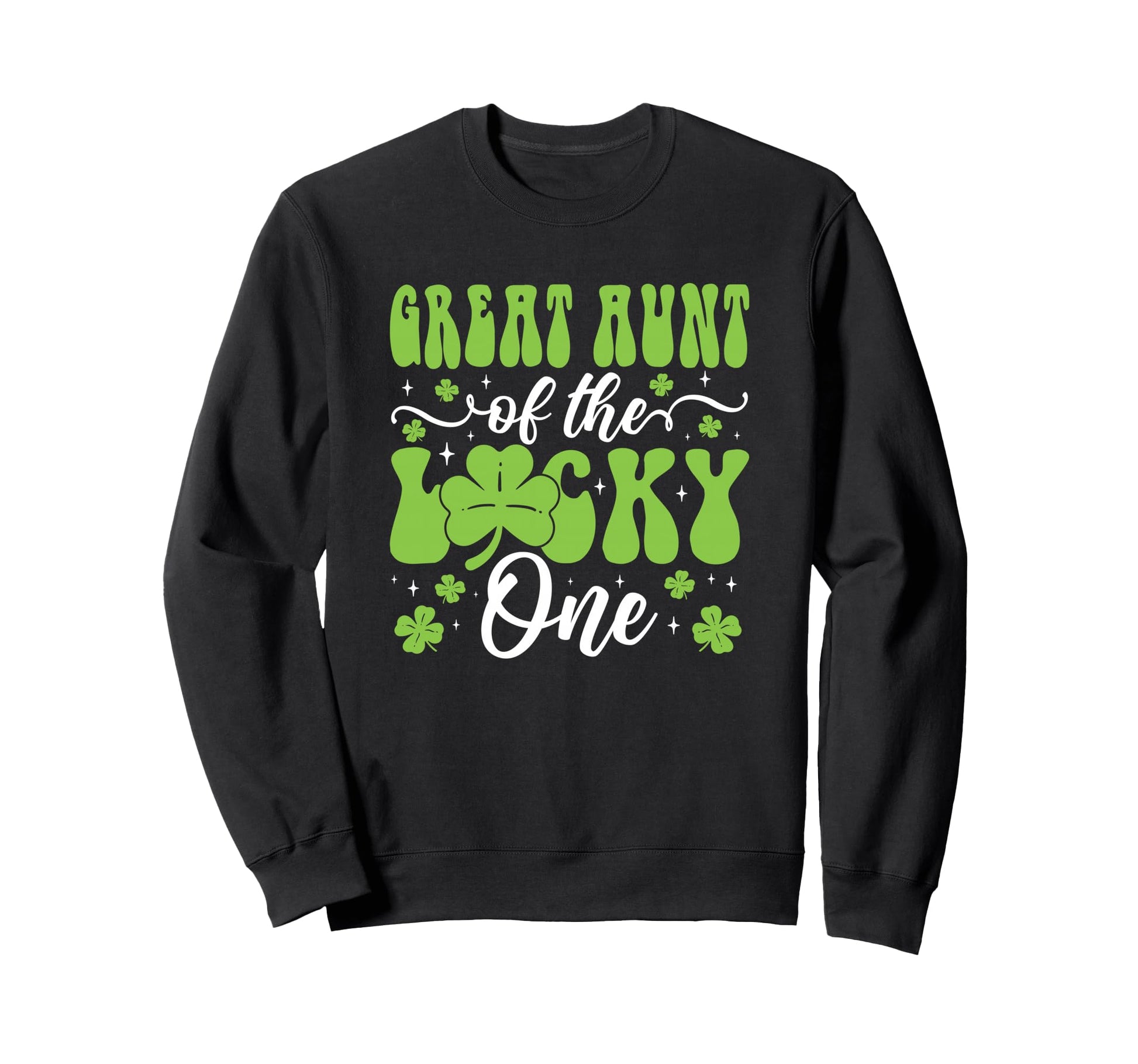 Great Aunt Lucky One First Sweatshirt - Aesthetic Graphic for Adults - T-Shirt, Sweatshirt, Hoodie