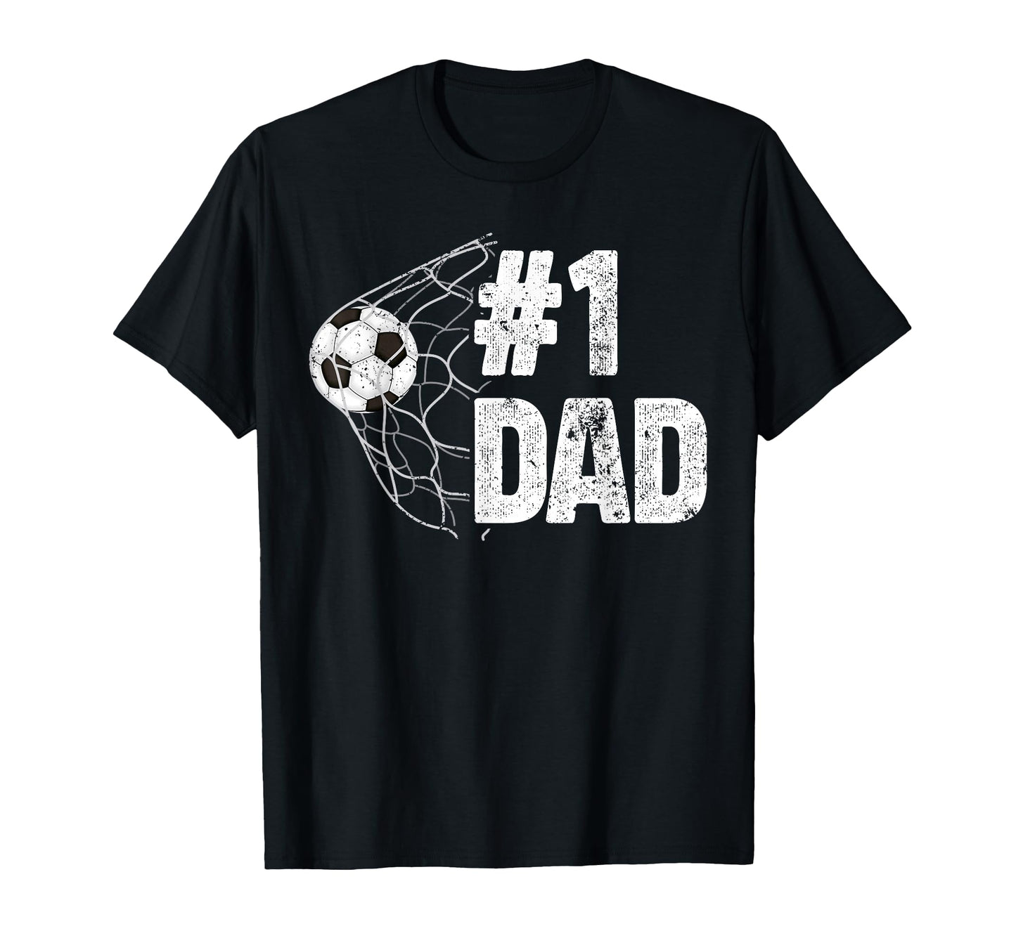 1 Dad Soccer Dad Soccer Player Dad T-Shirt - Fun Novelty Design Men Women - T-Shirt, Sweatshirt, Hoodie