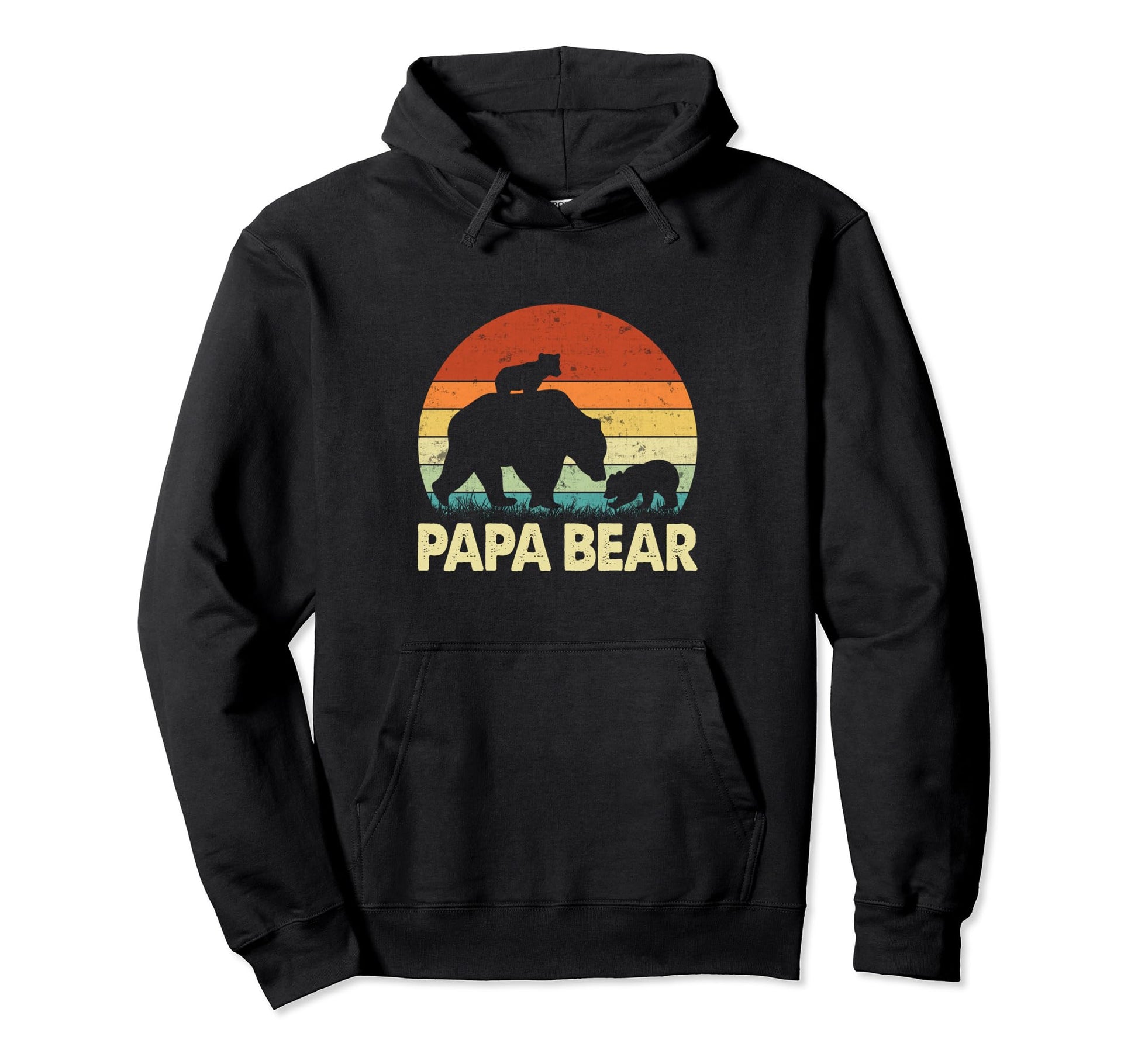Papa Bear Lover Happy Fathers Day Hoodie - Fun Novelty Design Unisex - T-Shirt, Sweatshirt, Hoodie