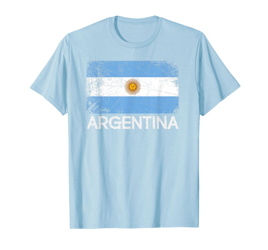 Argentinian Flag Made Argentina Gift T-Shirt - Aesthetic Graphic Unisex - T-Shirt, Sweatshirt, Hoodie