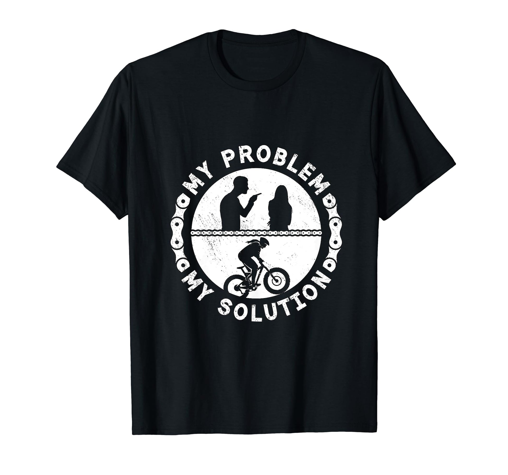 My Problem My Solution Pictogram Mom Dad T-Shirt - Graphic Print Men Women - T-Shirt, Sweatshirt, Hoodie