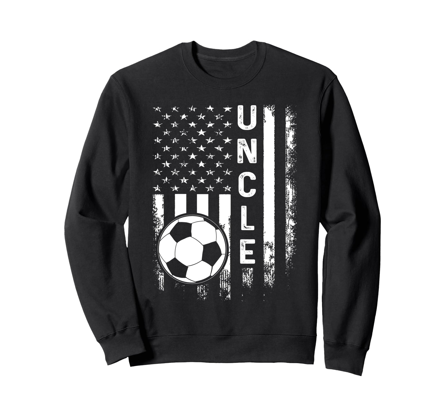 Soccer Uncle America Flag Sweatshirt - Fun Novelty Design for Adults - T-Shirt, Sweatshirt, Hoodie