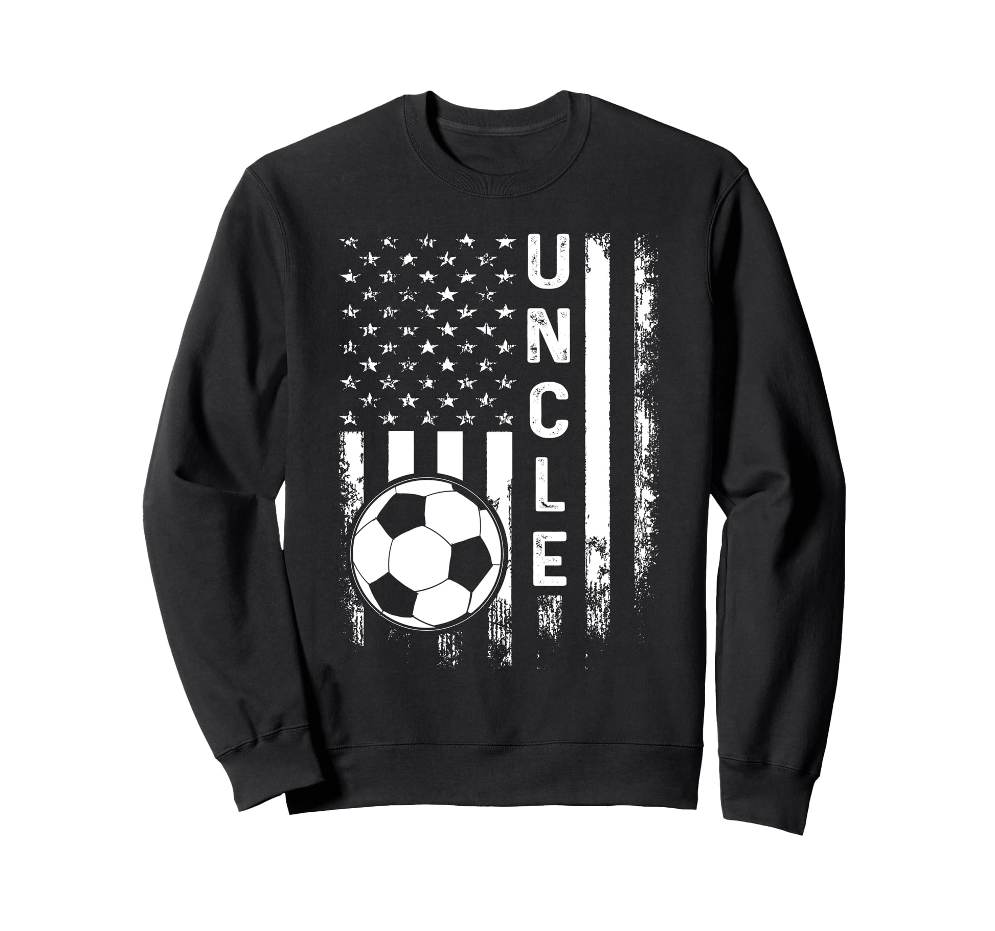 Soccer Uncle America Flag Sweatshirt - Fun Novelty Design for Adults - T-Shirt, Sweatshirt, Hoodie