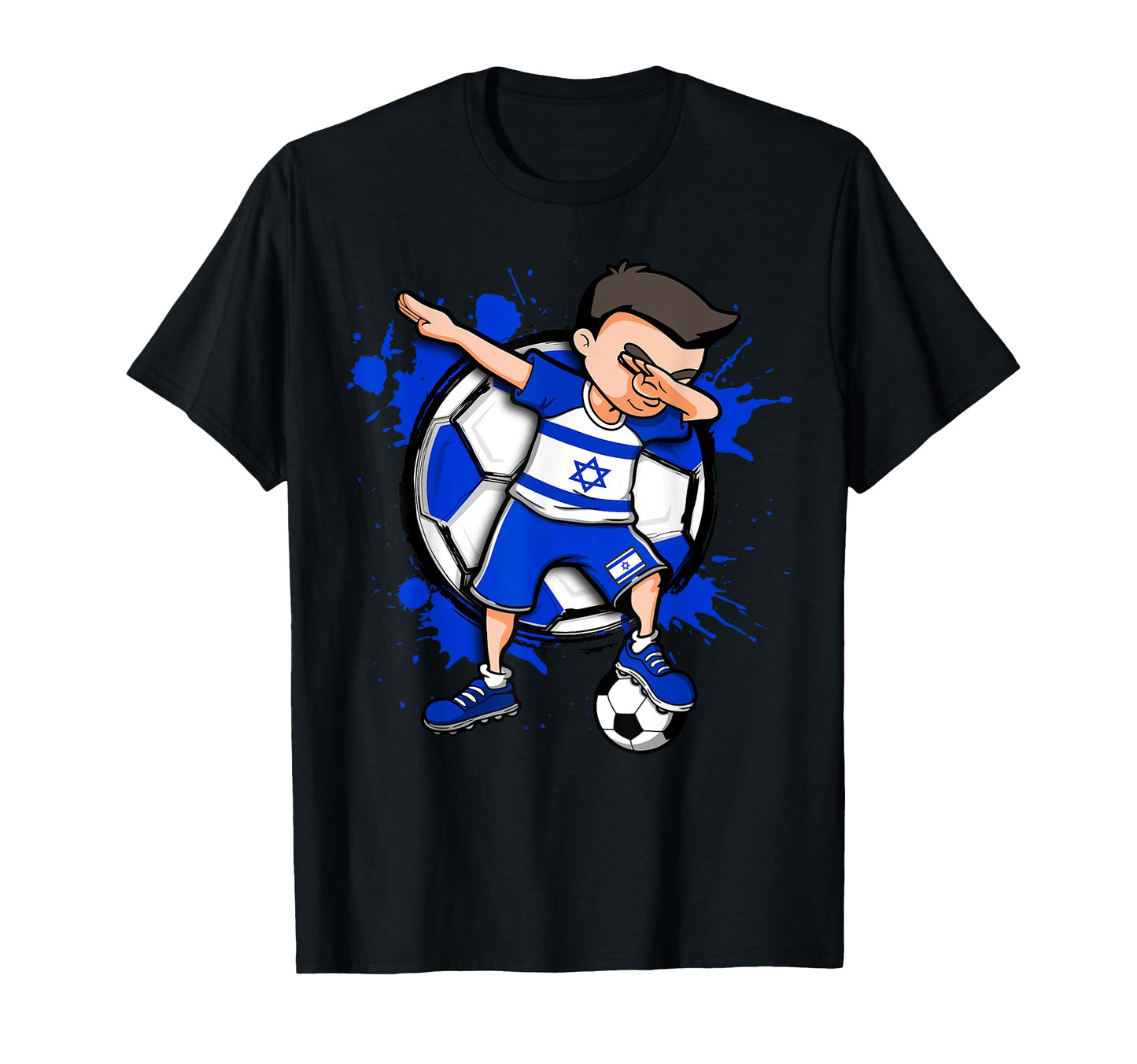 Dabbing Soccer Israel Football Lover T-Shirt - Aesthetic Graphic Unisex - T-Shirt, Sweatshirt, Hoodie