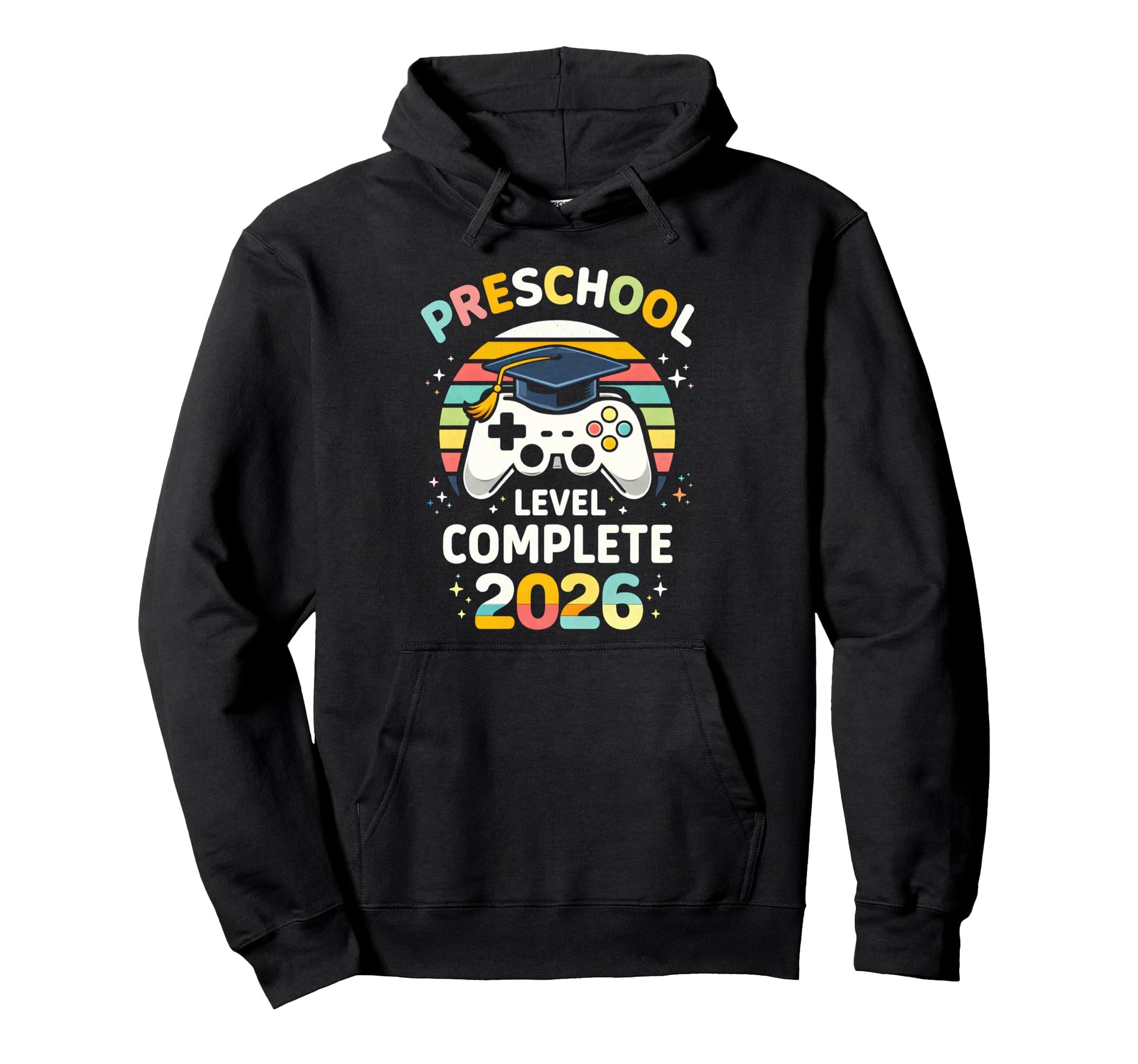 Level Complete Graduation School Class Hoodie - Minimalist Print Men Women - T-Shirt, Sweatshirt, Hoodie
