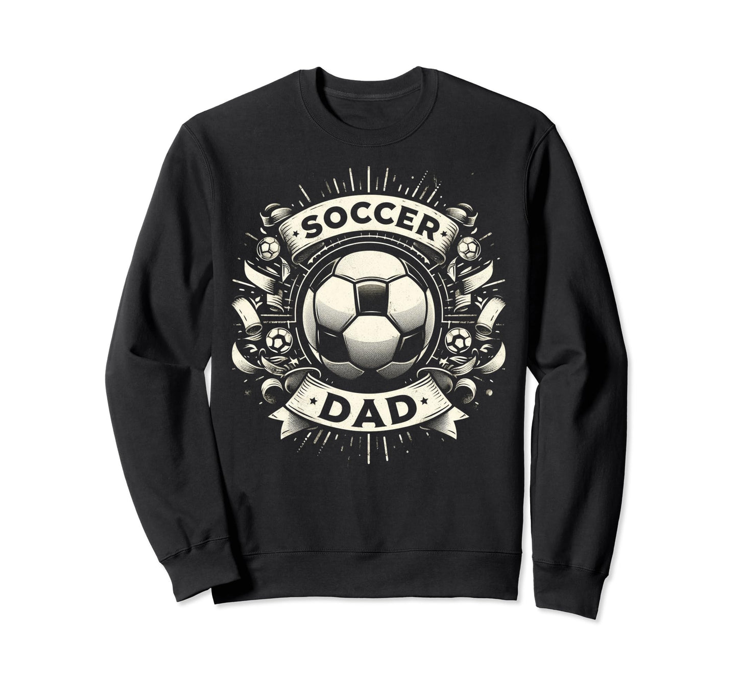 Soccer Dad Family Matching Dad Sweatshirt - Fun Novelty Design for Adults - T-Shirt, Sweatshirt, Hoodie