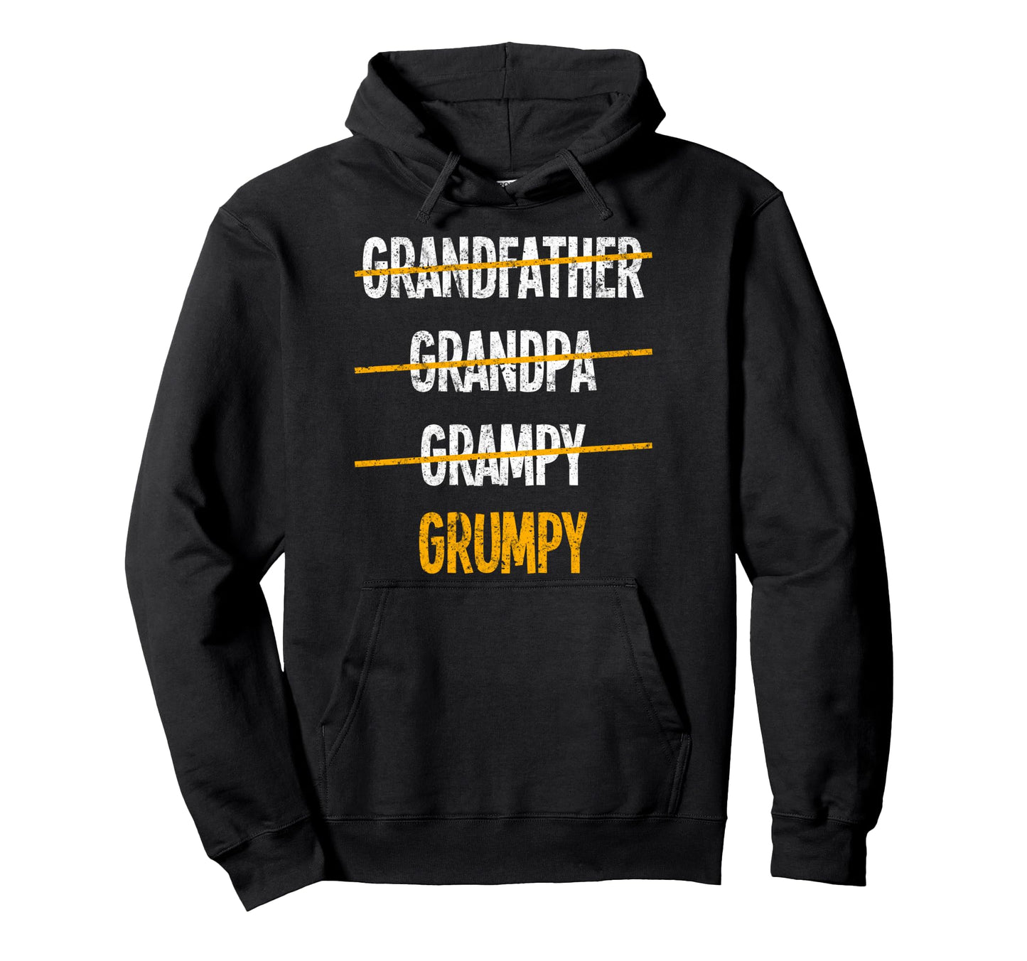 Grandfather Grandpa Grampy Grumpy Hoodie - Minimalist Print for Adults - T-Shirt, Sweatshirt, Hoodie