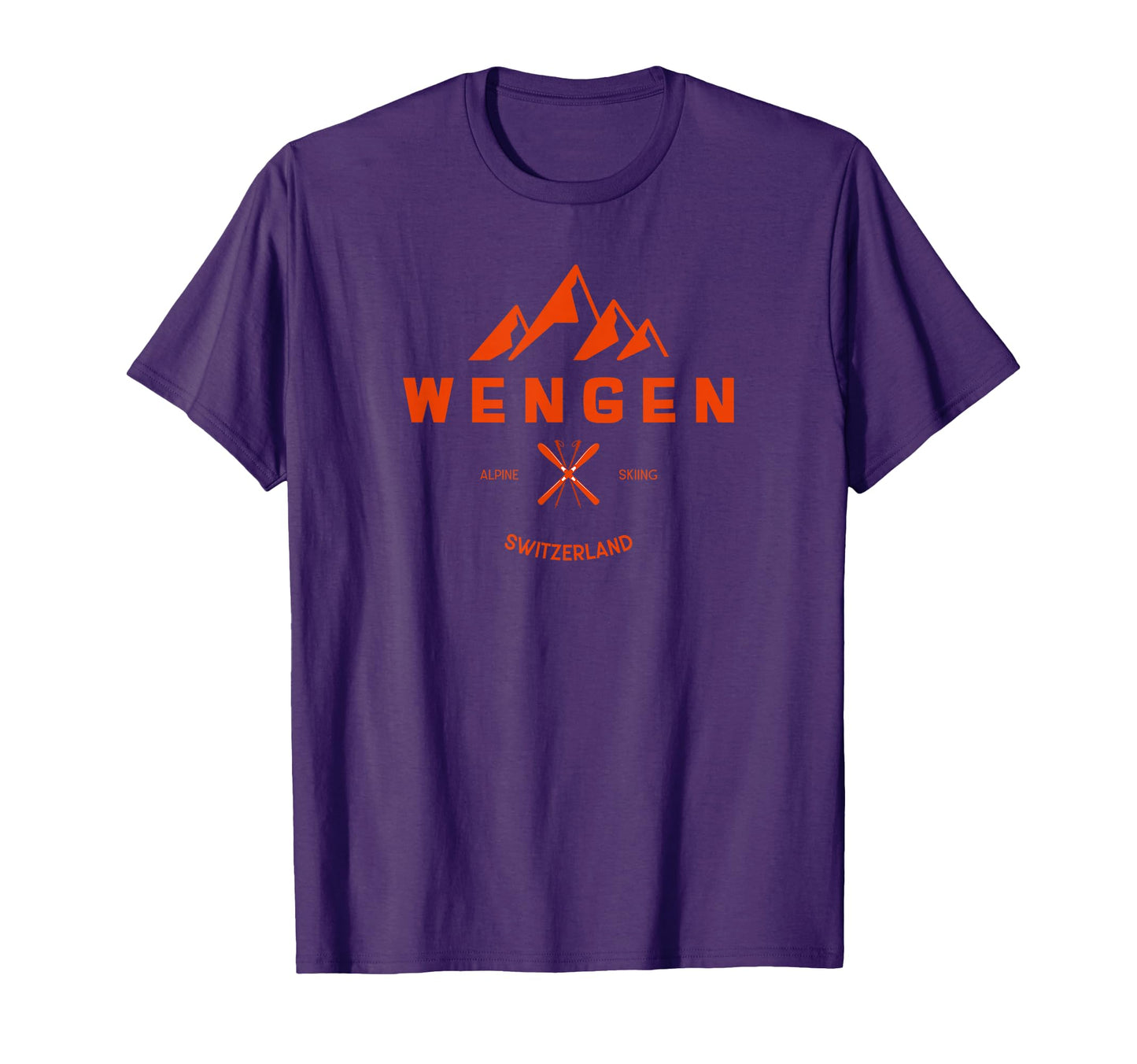 Switzerland Wengen T-Shirt - Novelty Apparel for Adults - T-Shirt, Sweatshirt, Hoodie