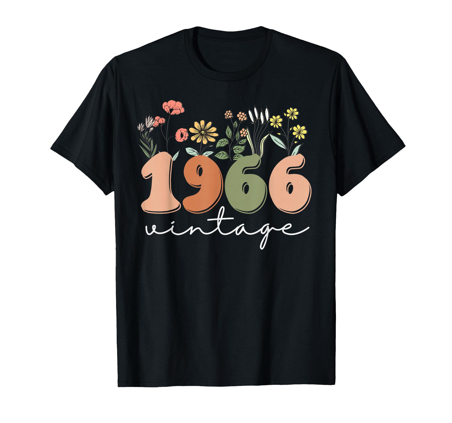 60 Years Old 1966 60Th Birthday T-Shirt - Unique Graphic for Adults - T-Shirt, Sweatshirt, Hoodie