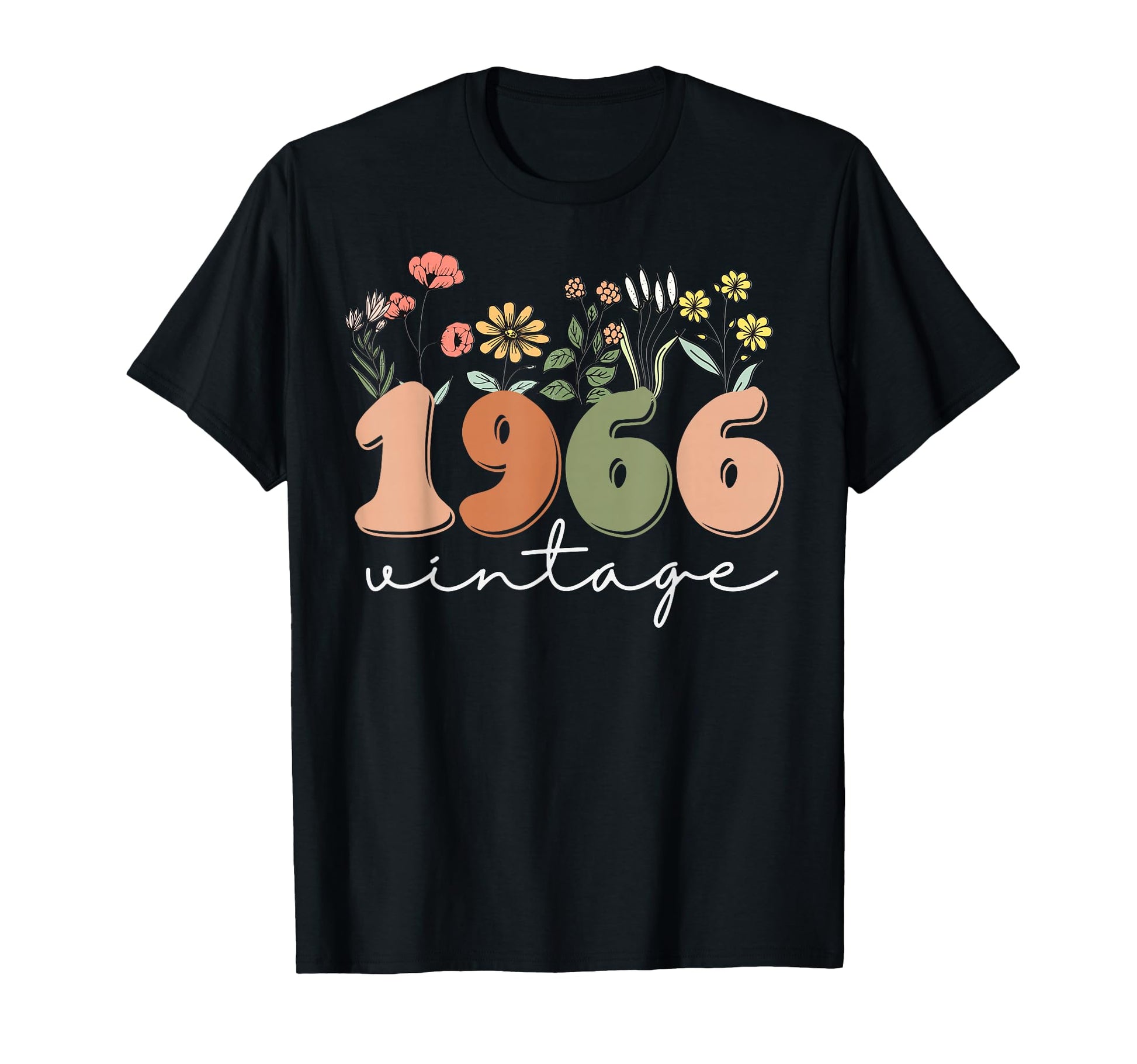 60 Years Old 1966 60Th Birthday T-Shirt - Unique Graphic for Adults - T-Shirt, Sweatshirt, Hoodie