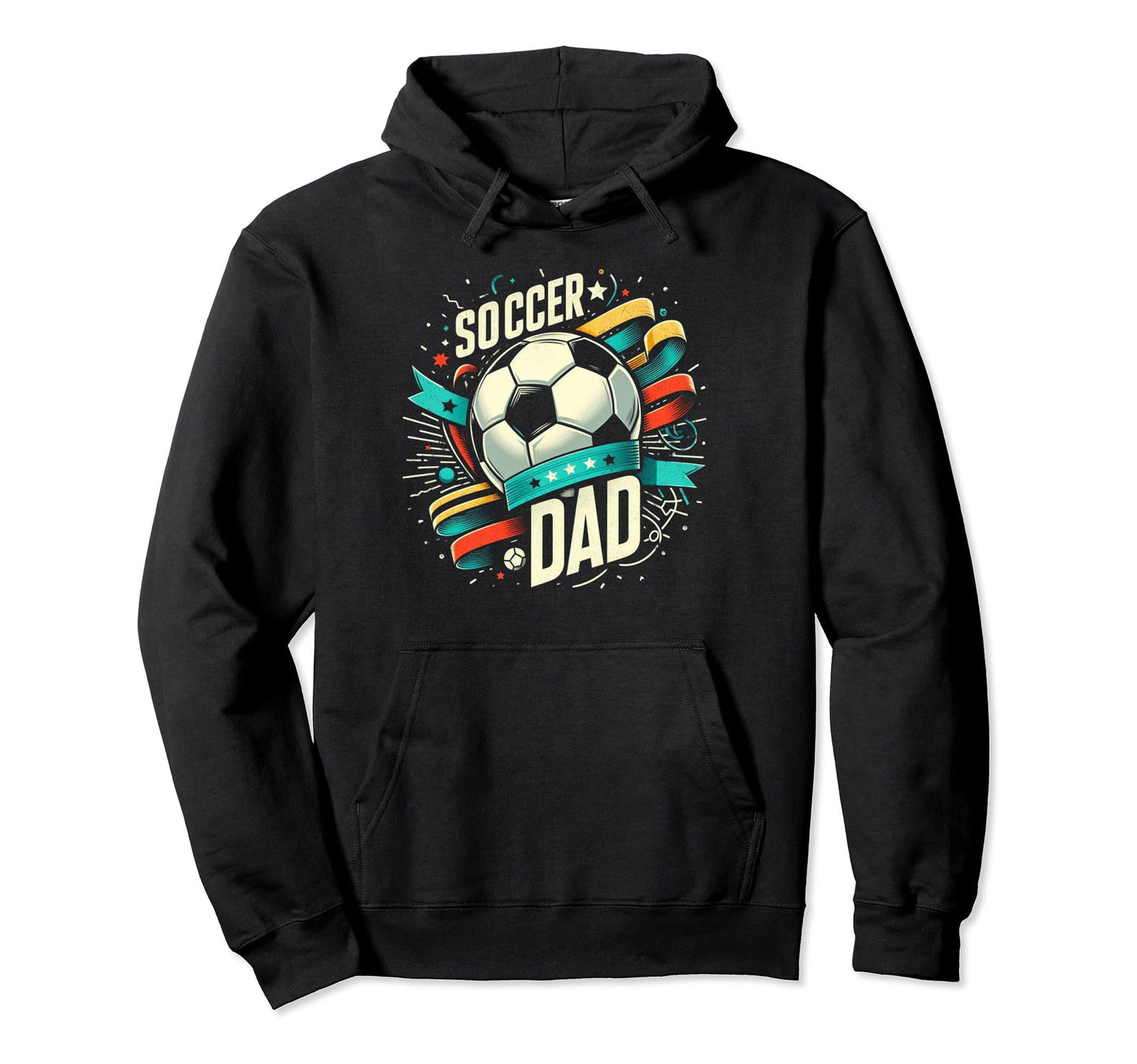 Soccer Dad Family Matching Dad Hoodie - Casual Everyday Wear for Adults - T-Shirt, Sweatshirt, Hoodie