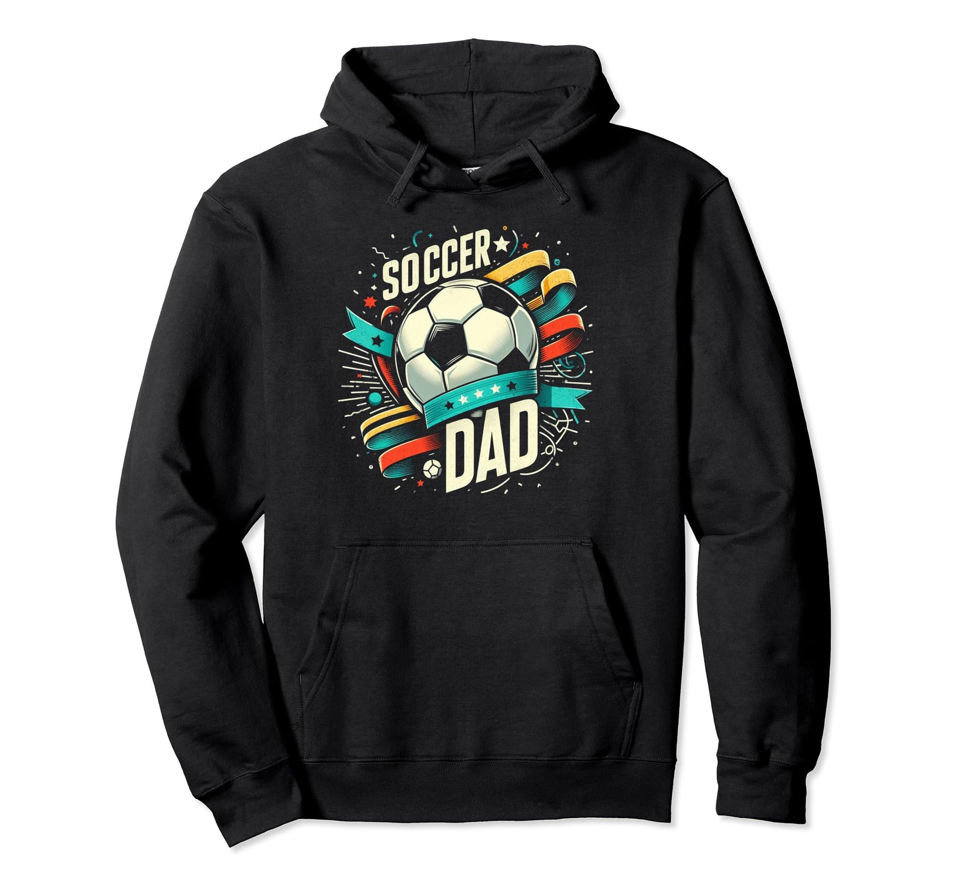 Soccer Dad Family Matching Dad Hoodie - Casual Everyday Wear for Adults - T-Shirt, Sweatshirt, Hoodie