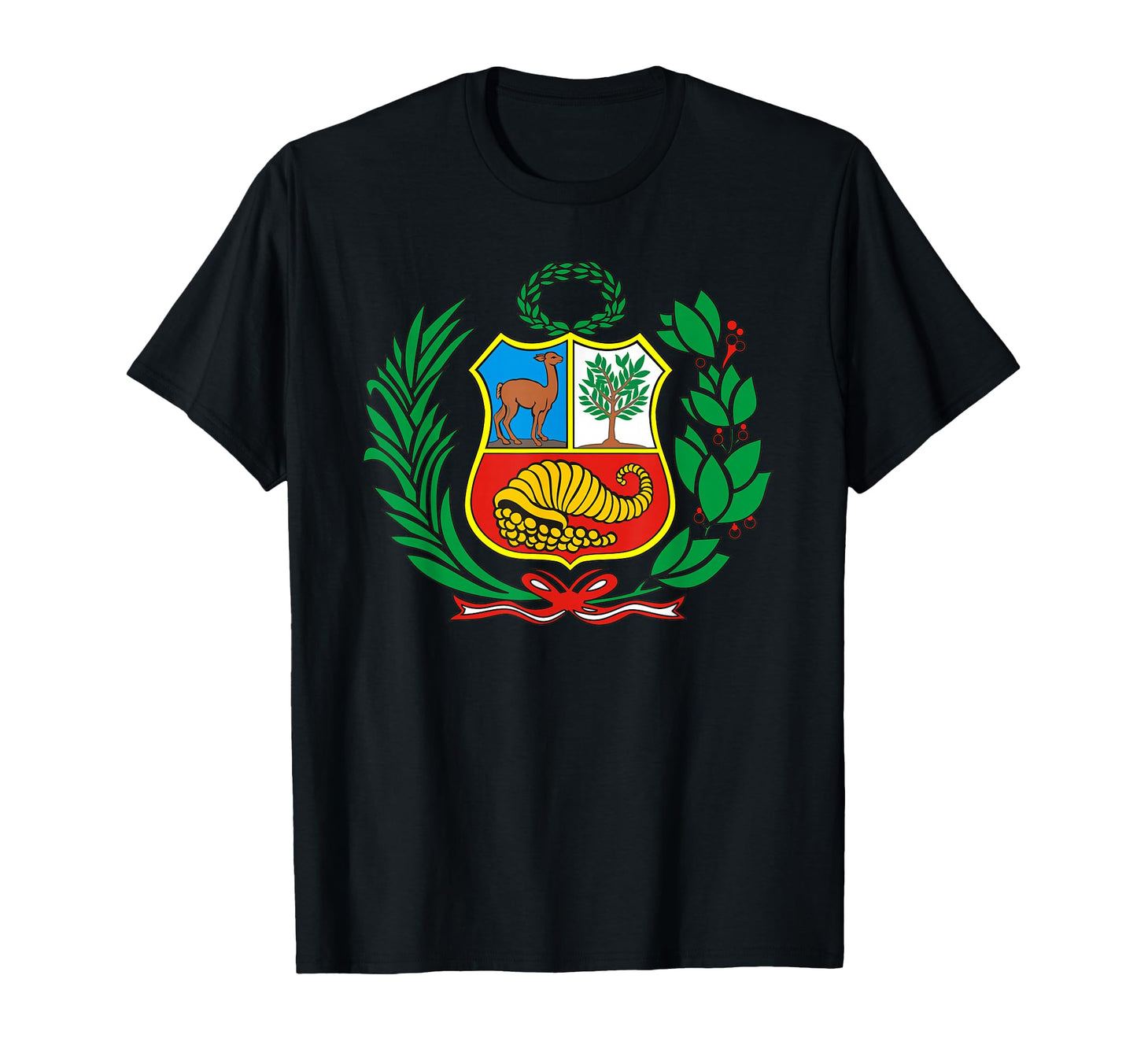 Peru Peruvian Escudo Coat Arms Soccer T-Shirt - Unique Graphic Unisex - T-Shirt, Sweatshirt, Hoodie