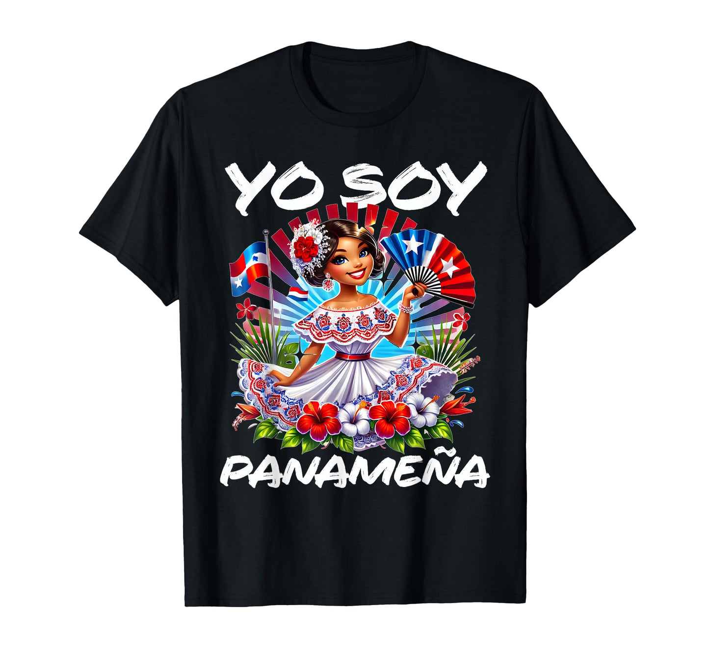 Yo Soy Paname Panama Pollera T-Shirt - Casual Everyday Wear Unisex - T-Shirt, Sweatshirt, Hoodie