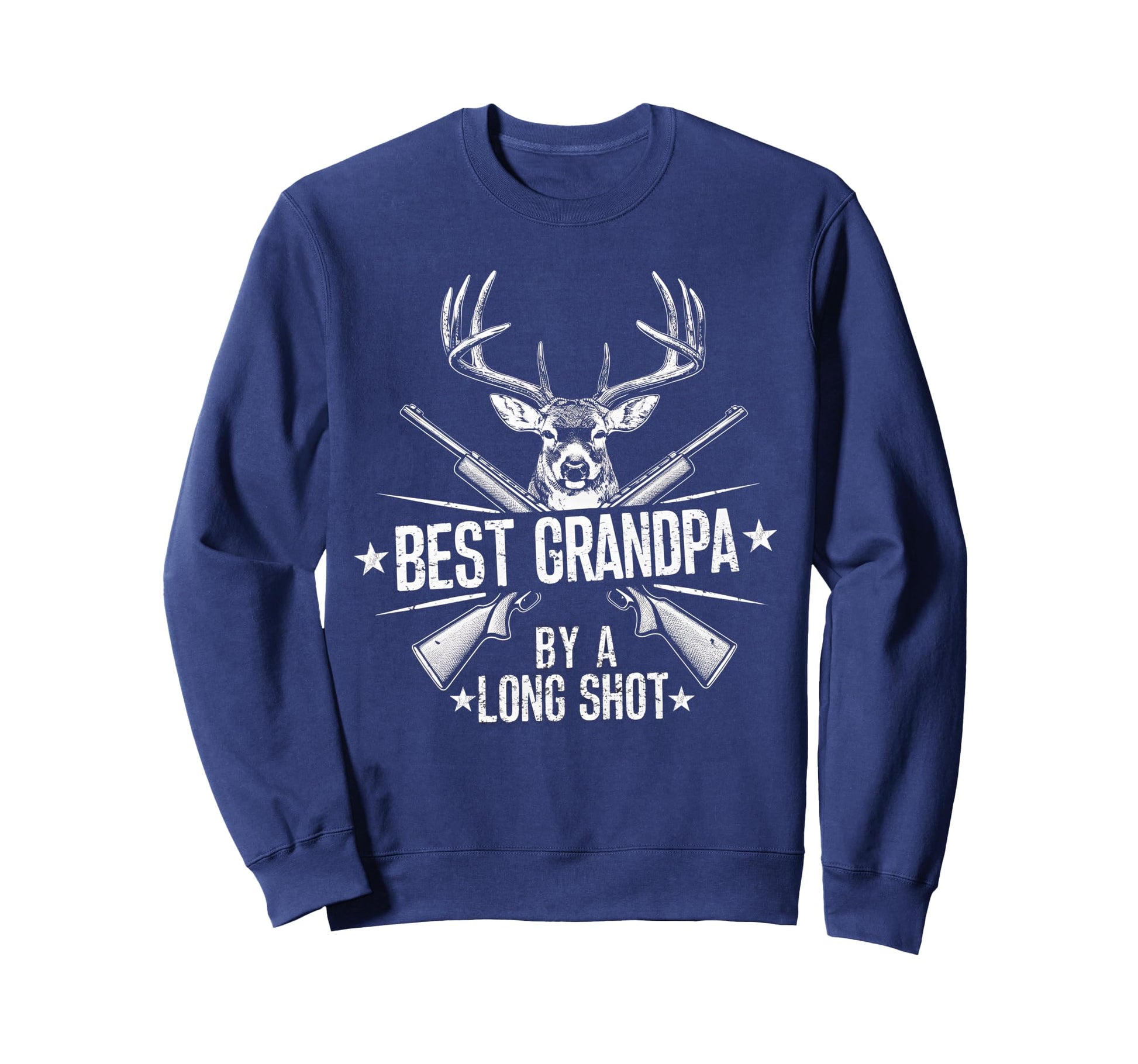 Best Grandpa Long Shot Deer Hunting Sweatshirt - Novelty Apparel for Adults - T-Shirt, Sweatshirt, Hoodie