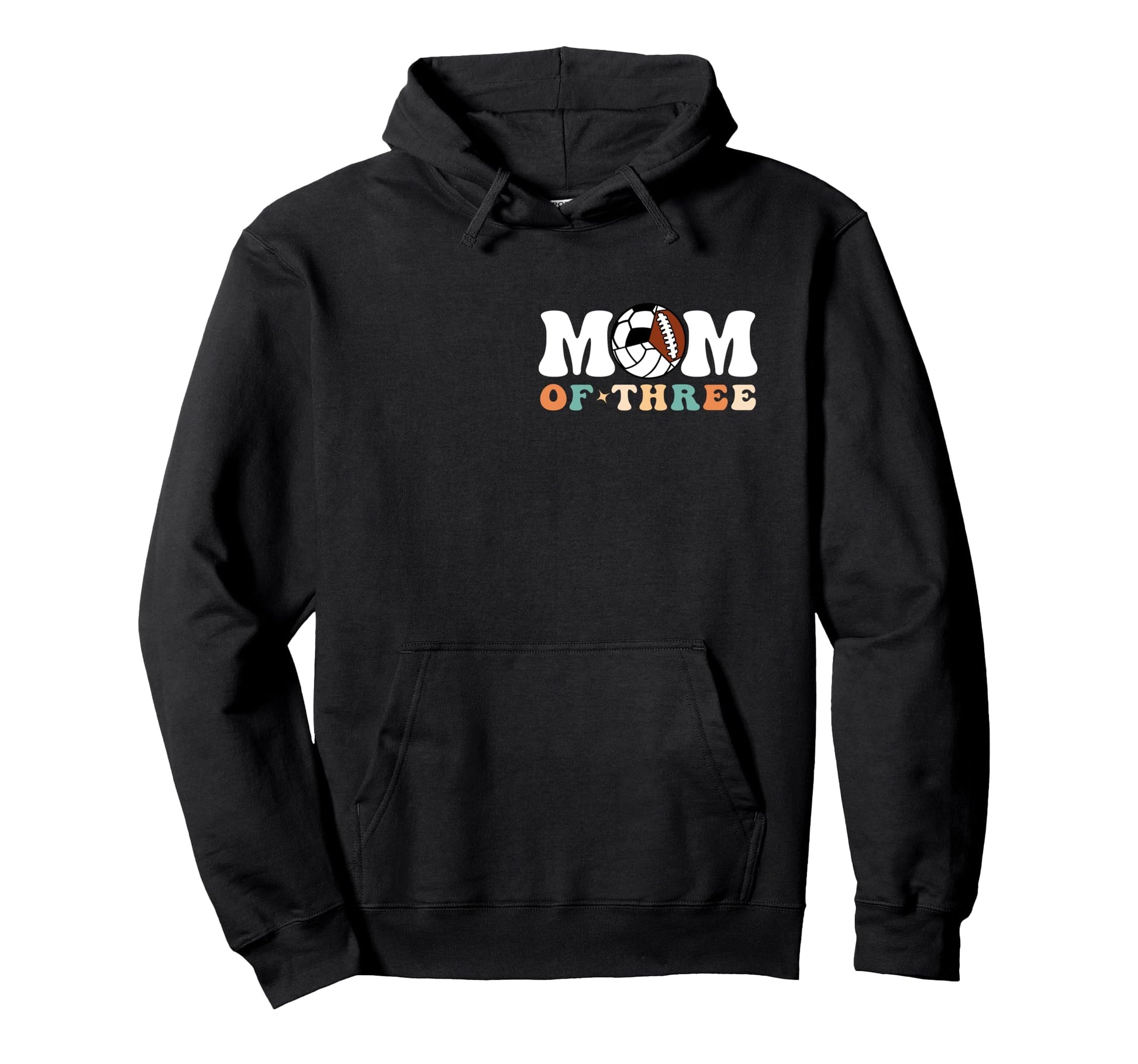 My Volleyball Soccer Football Mom Era 2 Hoodie - Trendy Graphic for Adults - T-Shirt, Sweatshirt, Hoodie