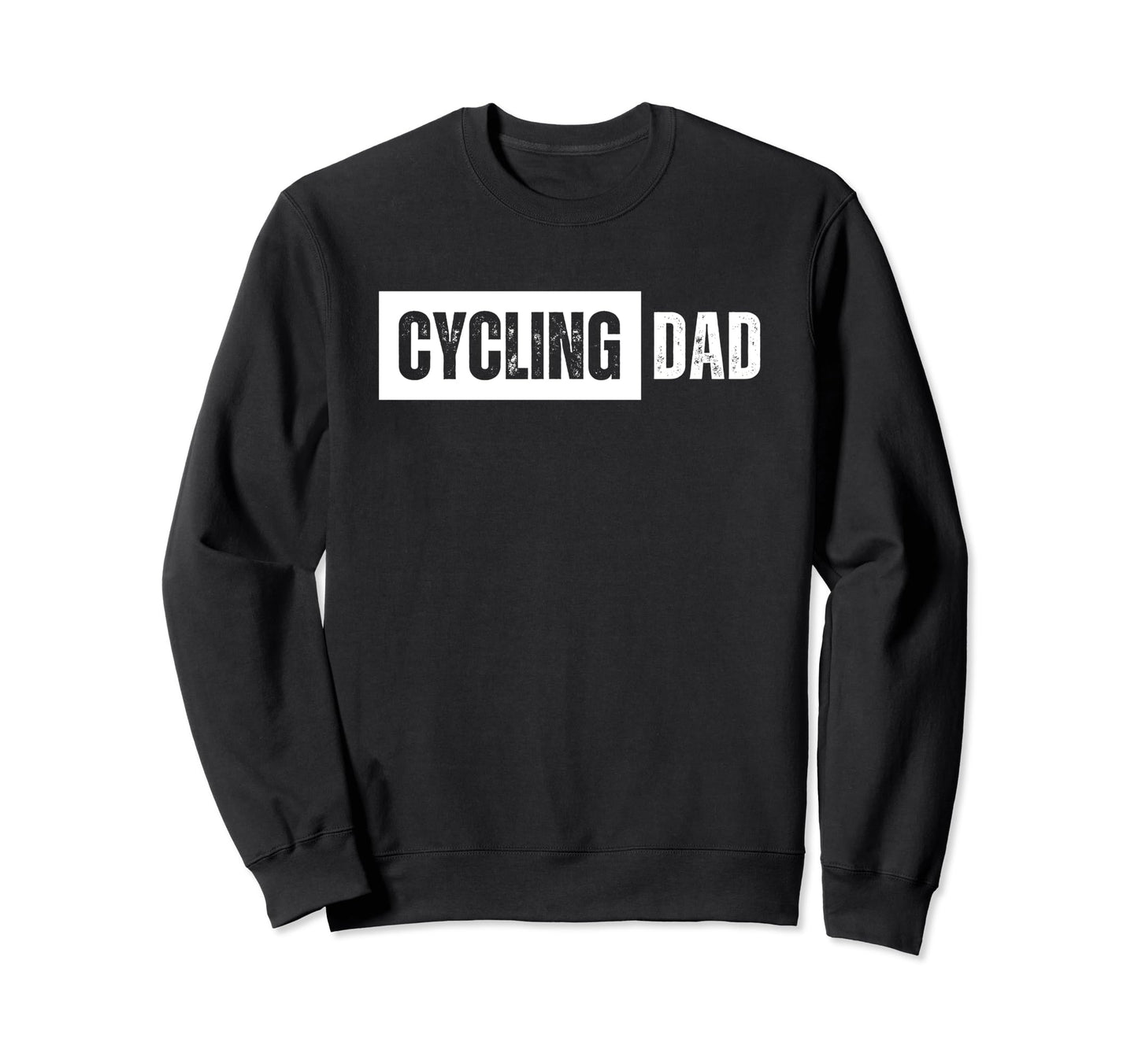 Cycling Dad Distressed T-Shirt - Fun Novelty Design Unisex - T-Shirt, Sweatshirt, Hoodie