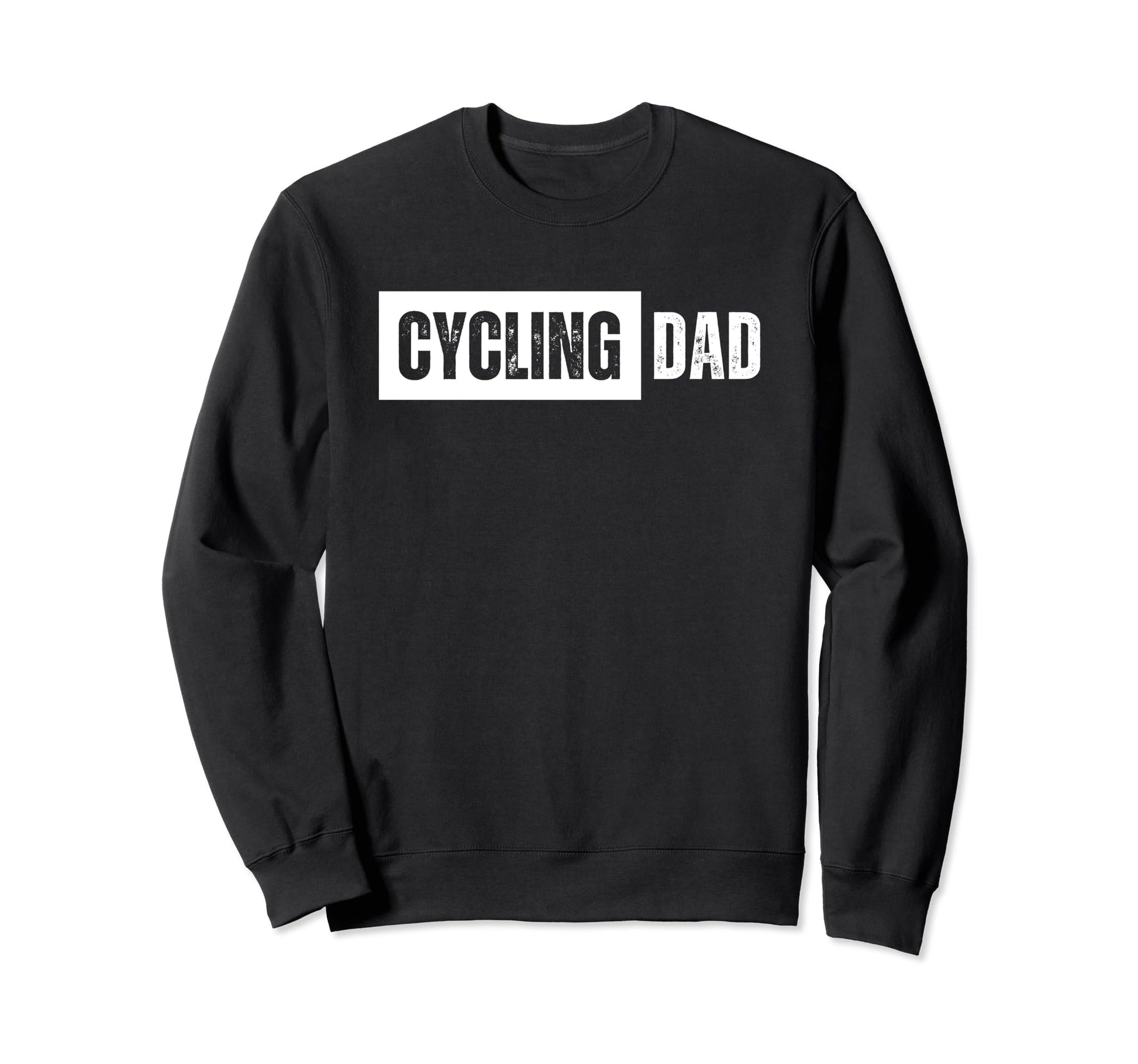 Cycling Dad Distressed T-Shirt - Fun Novelty Design Unisex - T-Shirt, Sweatshirt, Hoodie