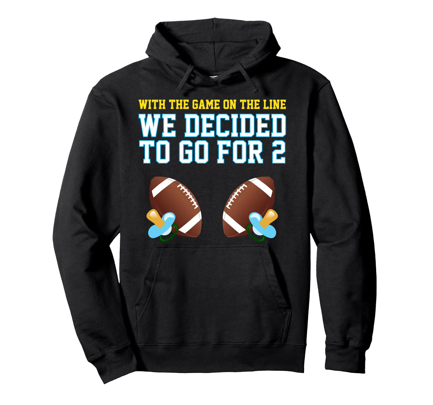 Dad Twins Mom Twins Football Hoodie - Unique Graphic Men Women - T-Shirt, Sweatshirt, Hoodie