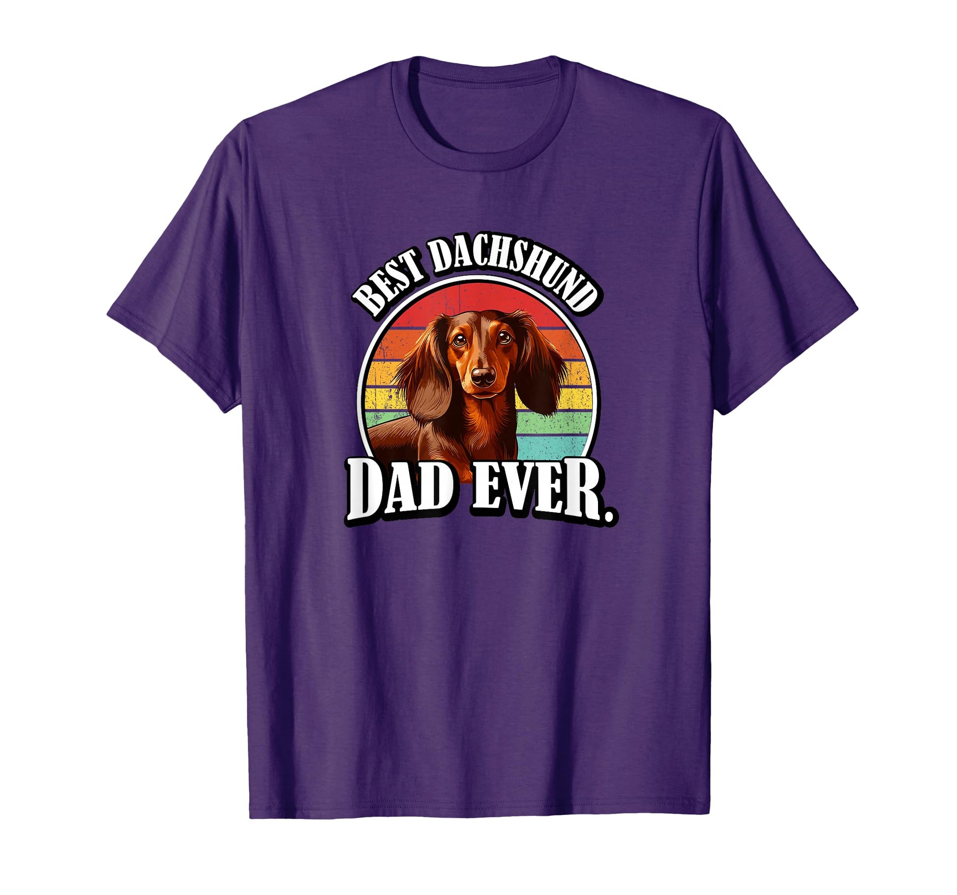 Funny Dad Brown Long Haired T-Shirt - Aesthetic Graphic Men Women - T-Shirt, Sweatshirt, Hoodie